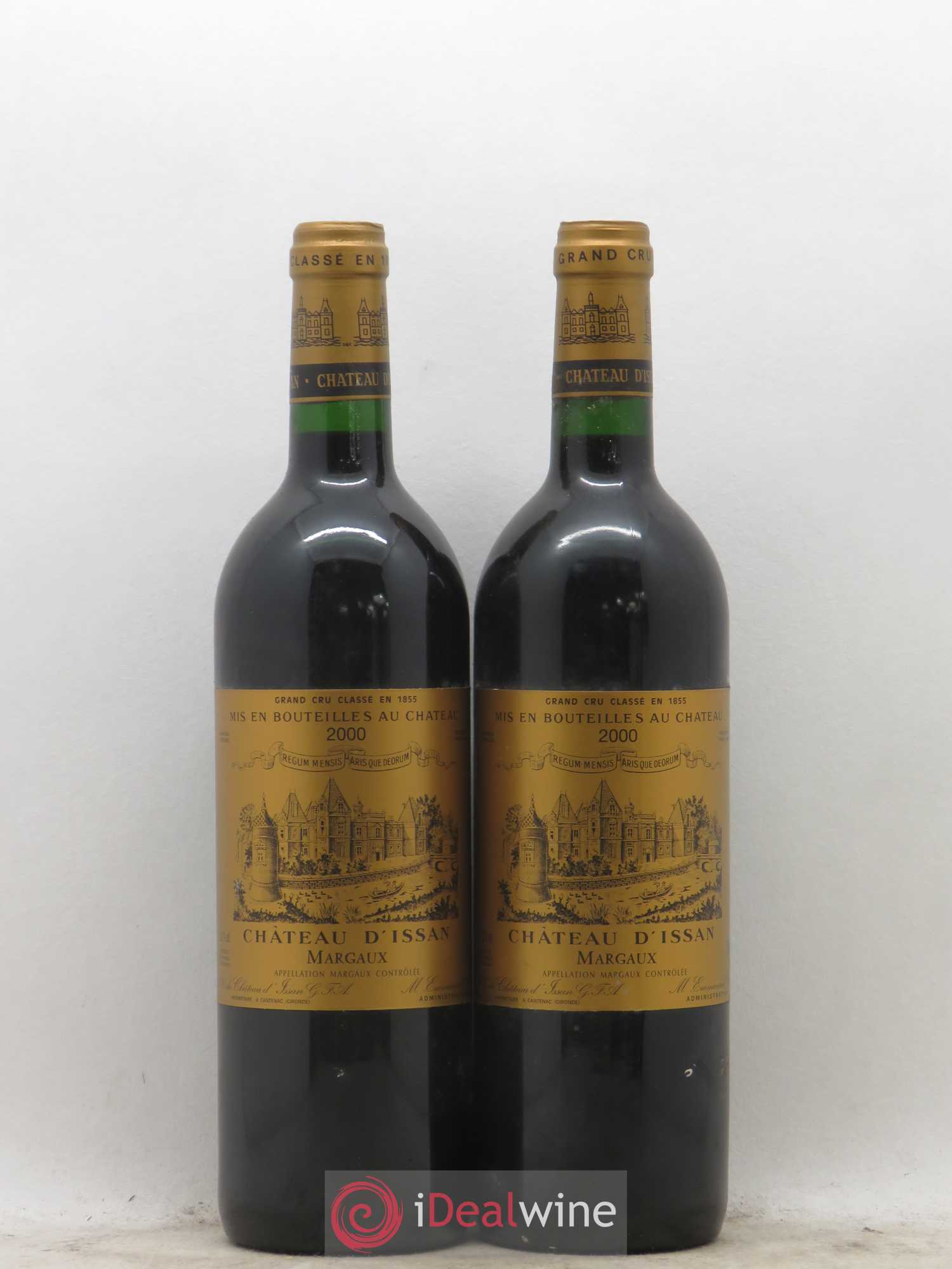 Château d'Issan 3ème Grand Cru Classé 2000 - Lot de 2 bouteilles - 0