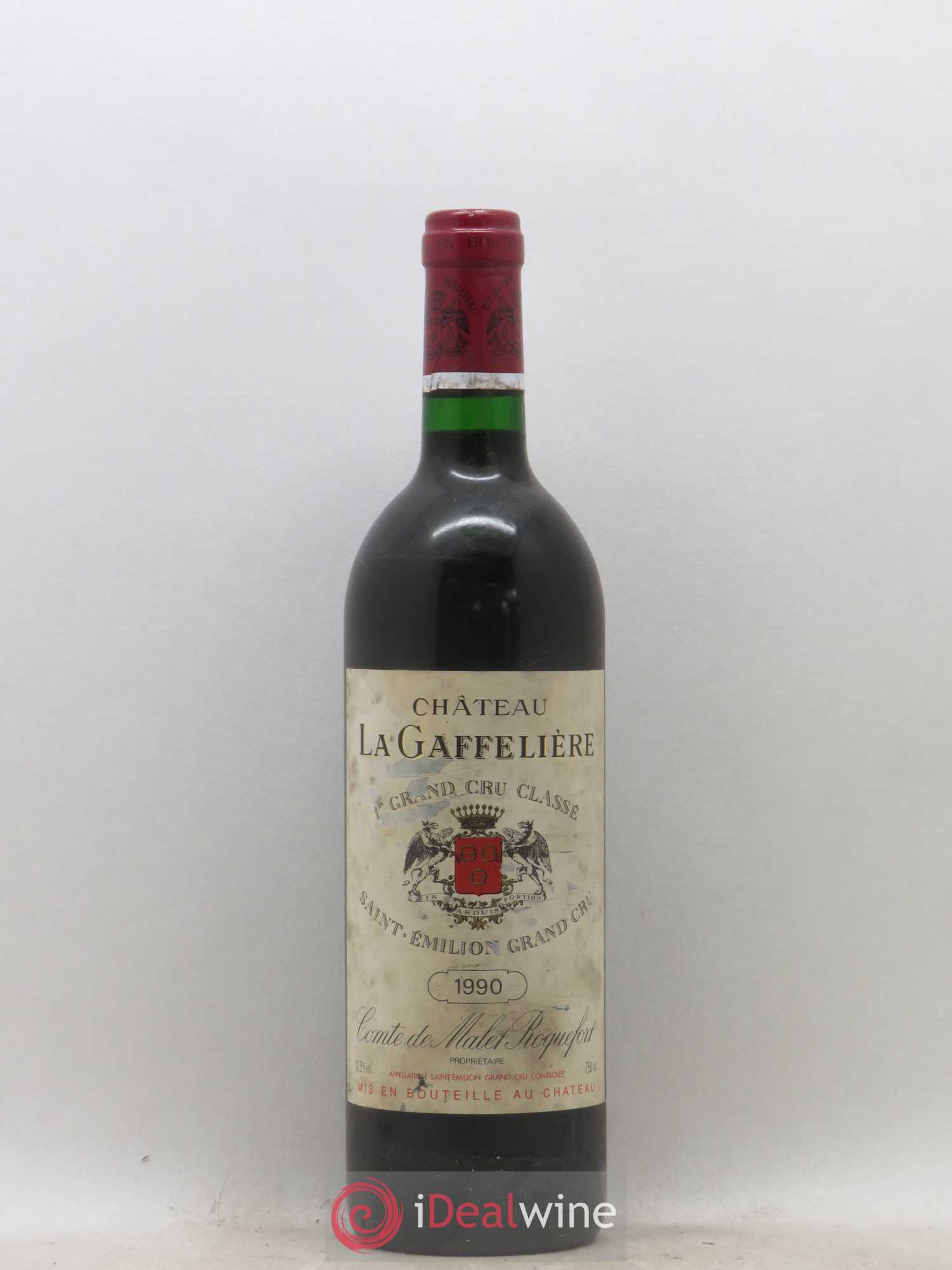 Château la Gaffelière 1er Grand Cru Classé B 1990 - Lot de 1 bouteille - 0
