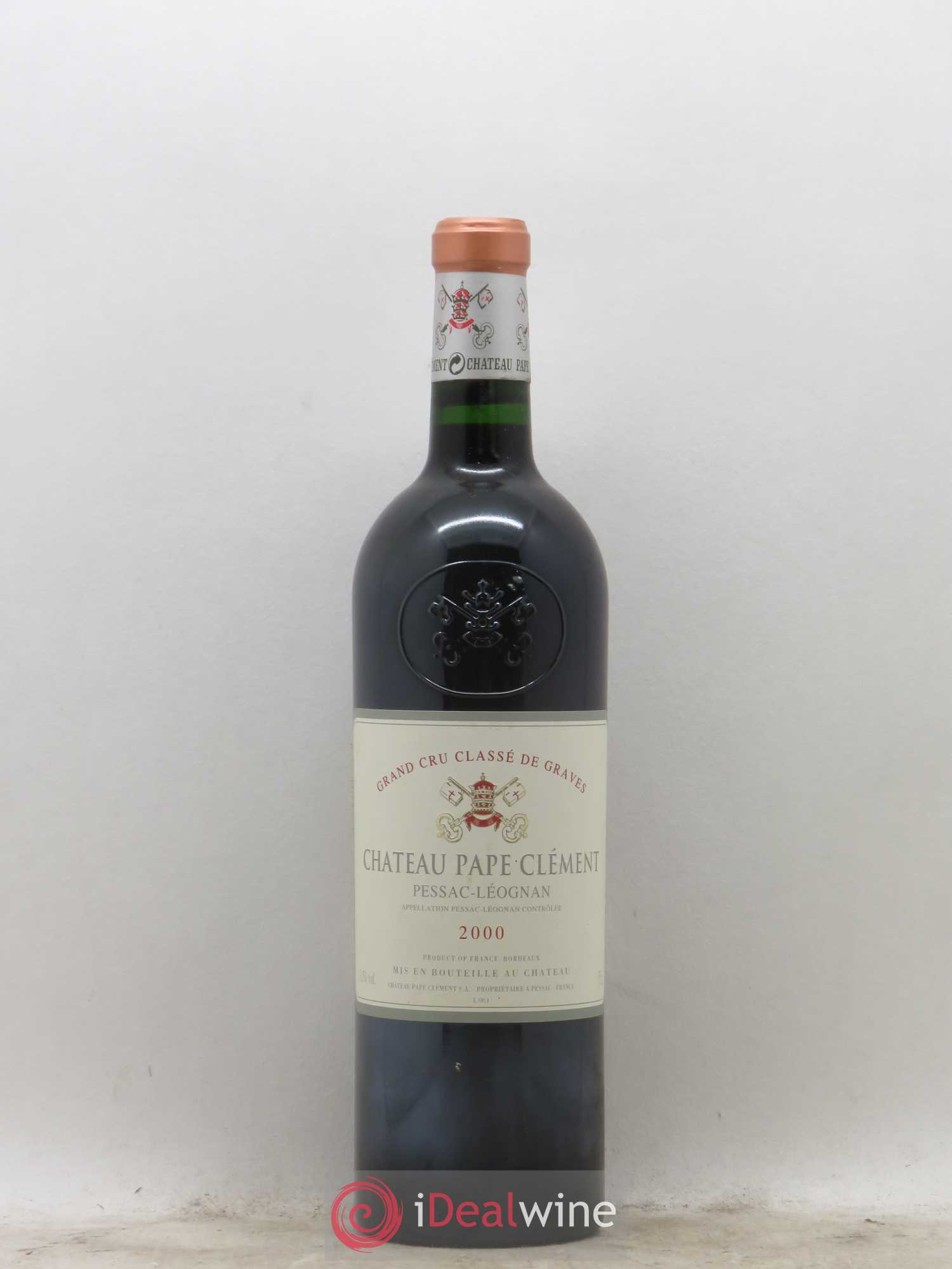 Château Pape Clément Cru Classé de Graves 2000 - Lot de 1 bouteille - 0