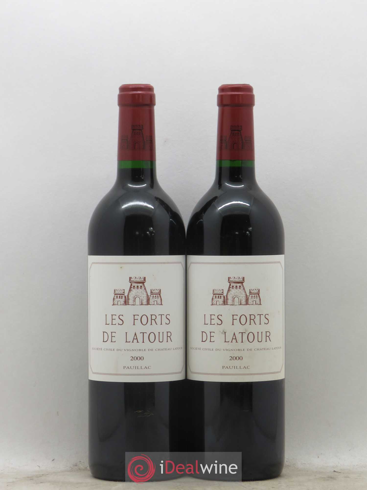 Les Forts de Latour Second Vin 2000 - Lot de 2 bouteilles - 0