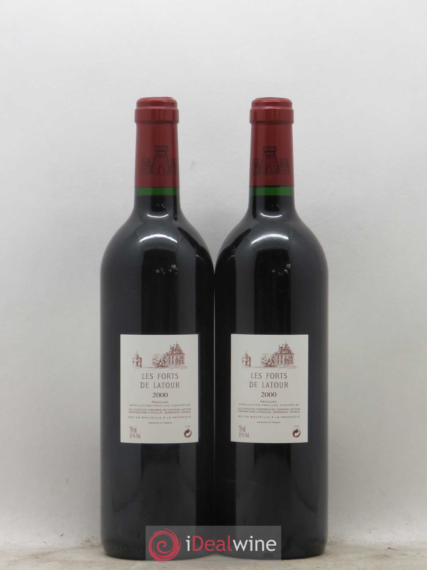 Les Forts de Latour Second Vin 2000 - Lot de 2 bouteilles - 1