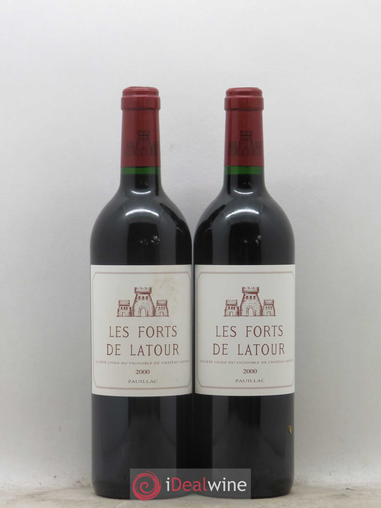 Les Forts de Latour Second Vin 2000 - Lot de 2 bouteilles - 0