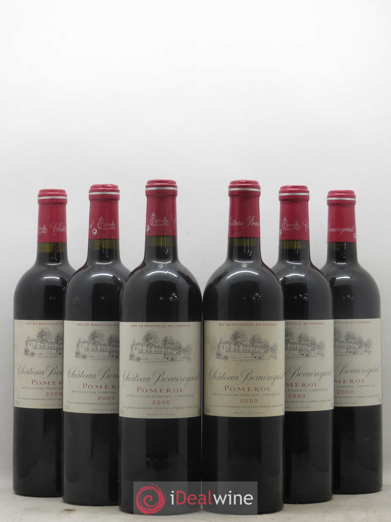 Château Beauregard 2000 - Lot de 6 bouteilles - 0