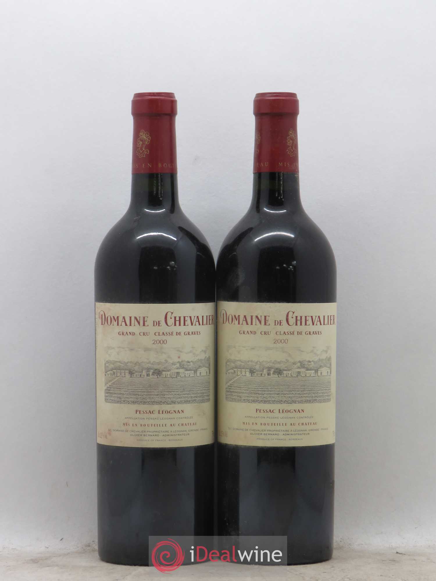 Domaine de Chevalier Cru Classé de Graves 2000 - Lot de 2 bouteilles - 0