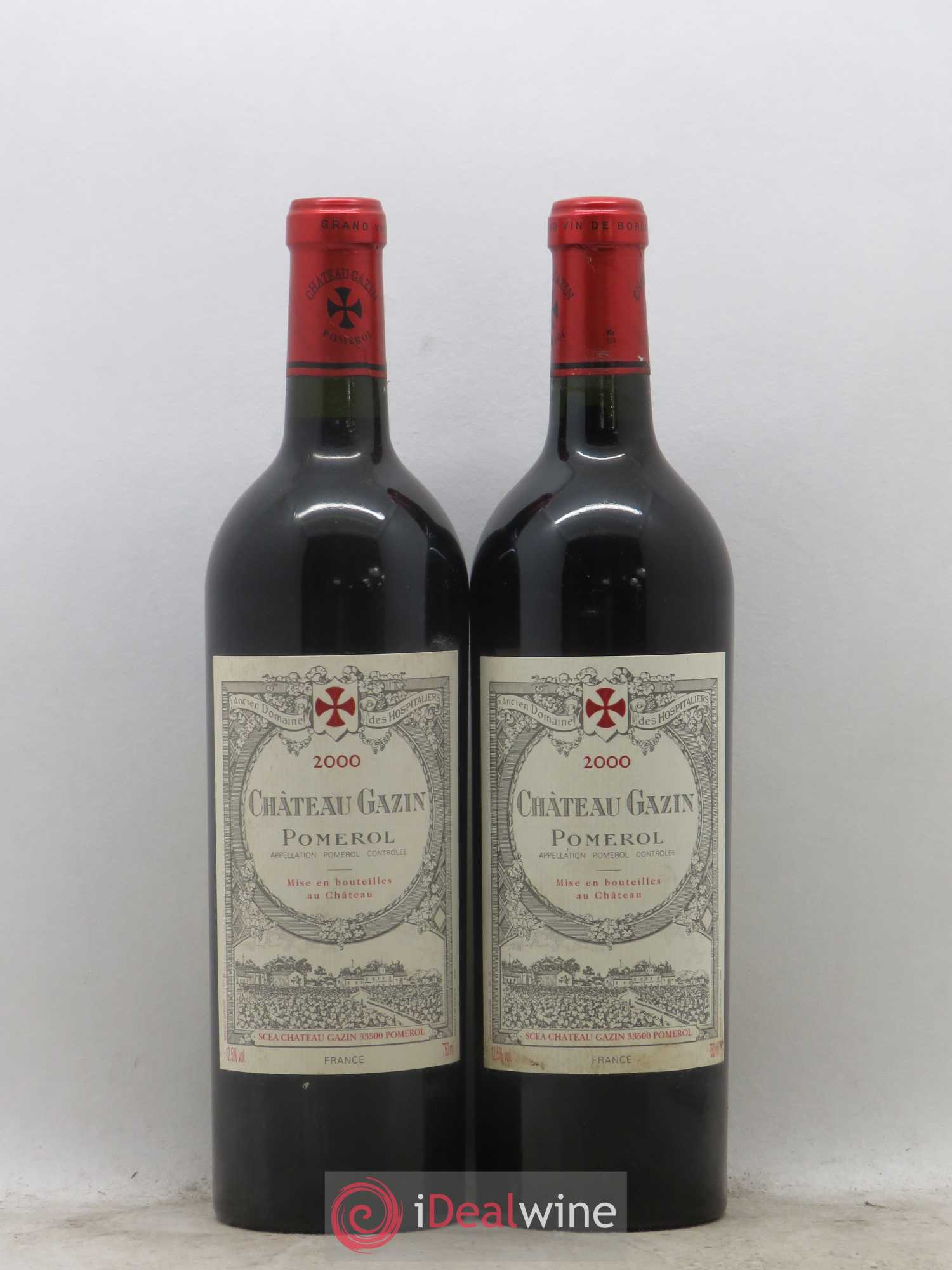 Château Gazin 2000 - Lot de 2 bouteilles - 0