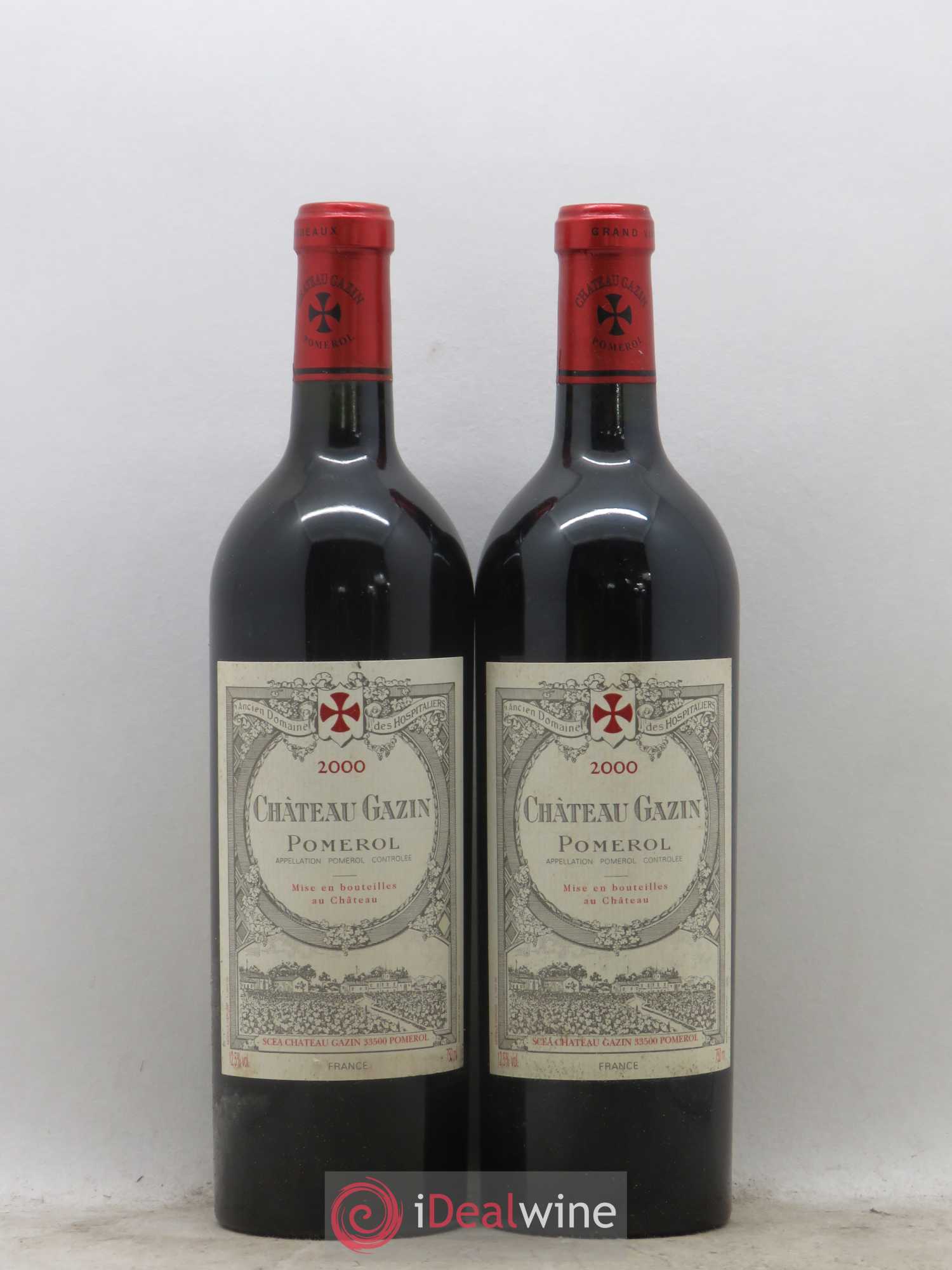 Château Gazin 2000 - Lot de 2 bouteilles - 0