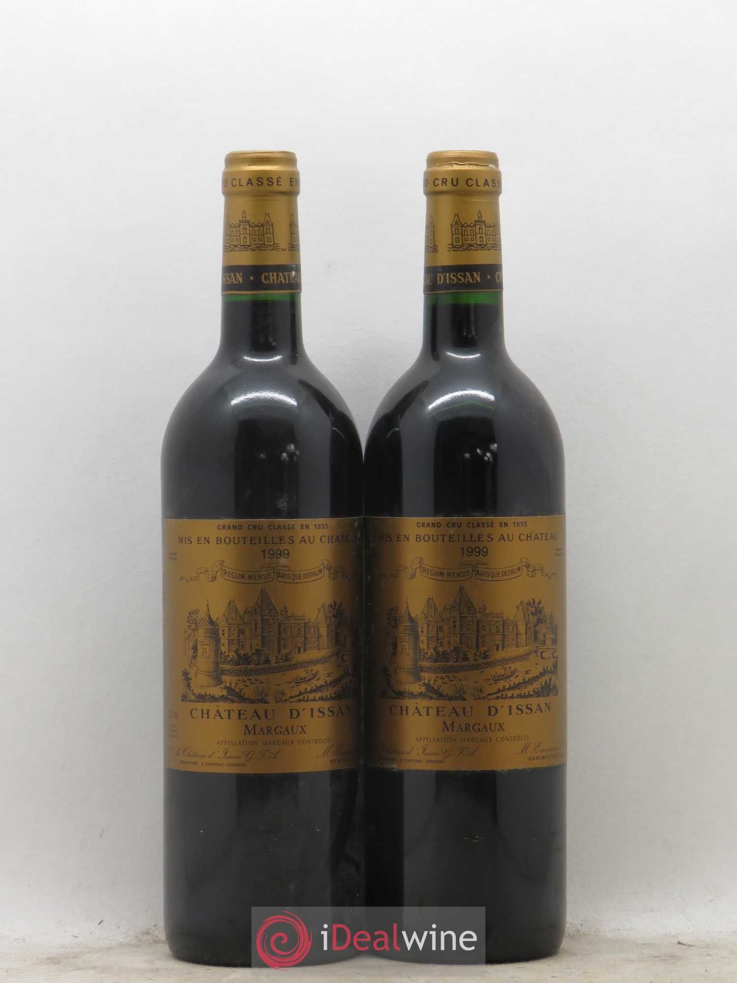 Château d'Issan 3ème Grand Cru Classé 1999 - Lot de 2 bouteilles - 0