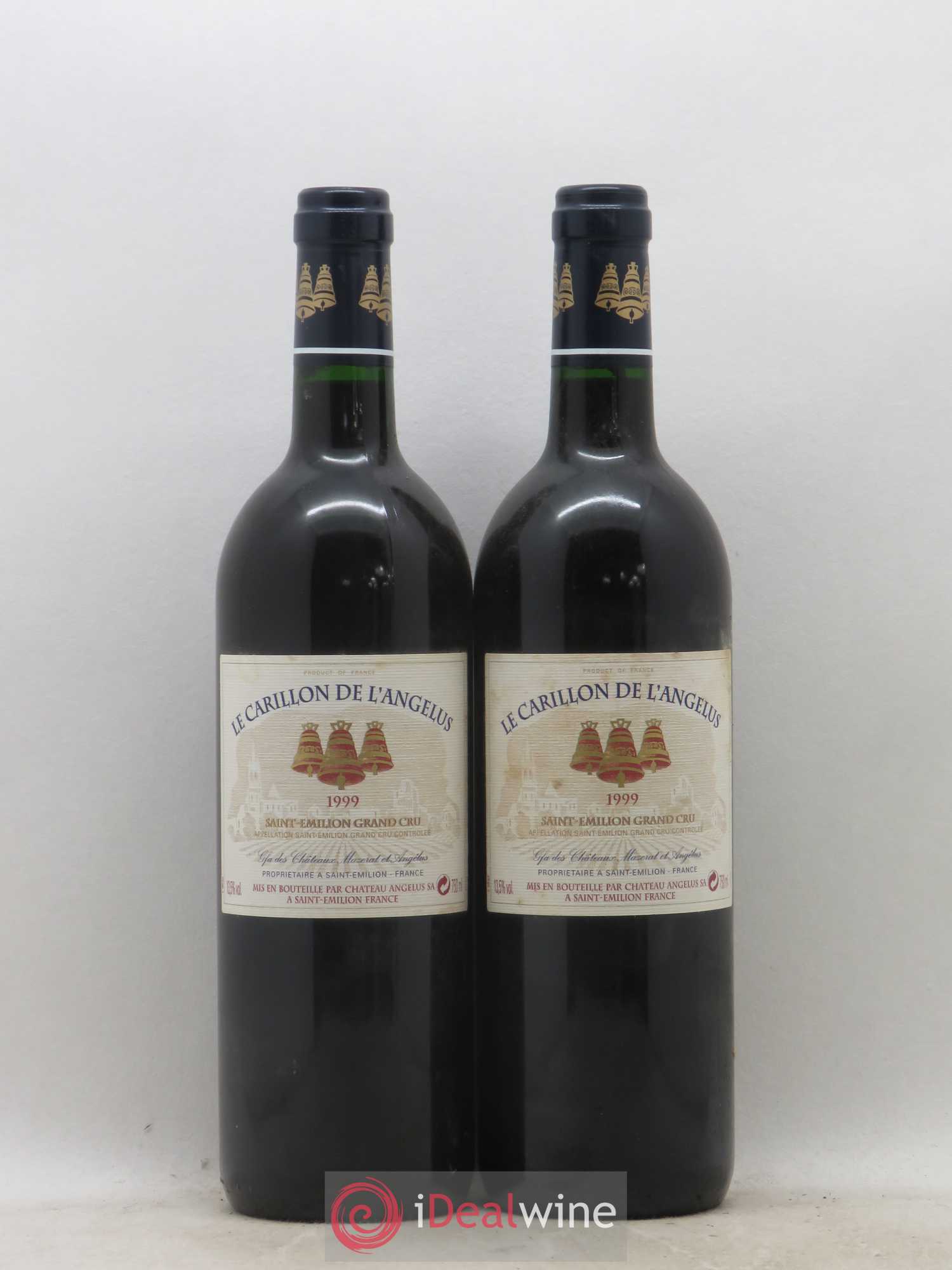 Le Carillon de l'Angélus Second Vin 1999 - Lot de 2 bouteilles - 0