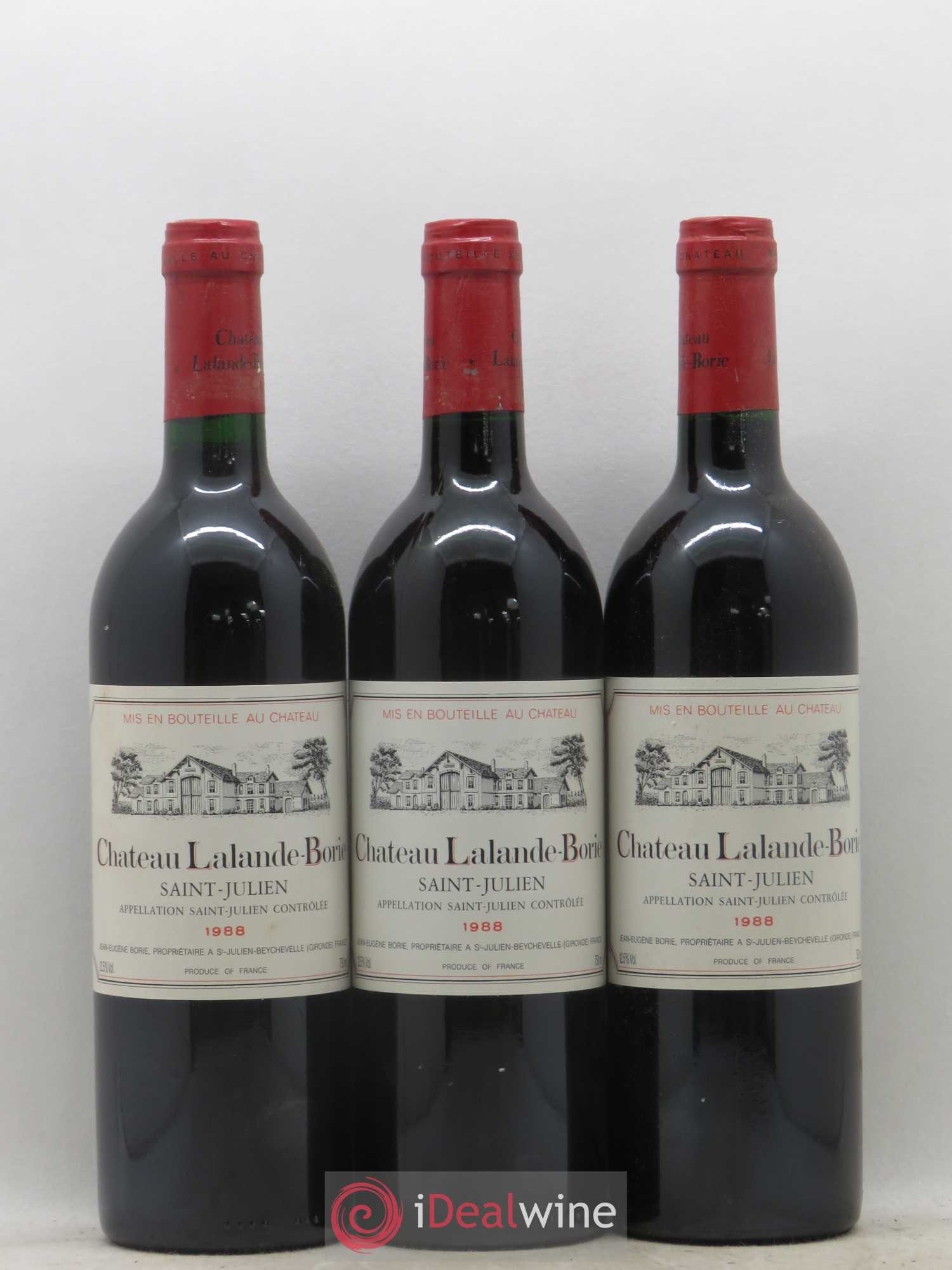 Château Lalande Borie 1988 - Lot de 6 bouteilles - 1