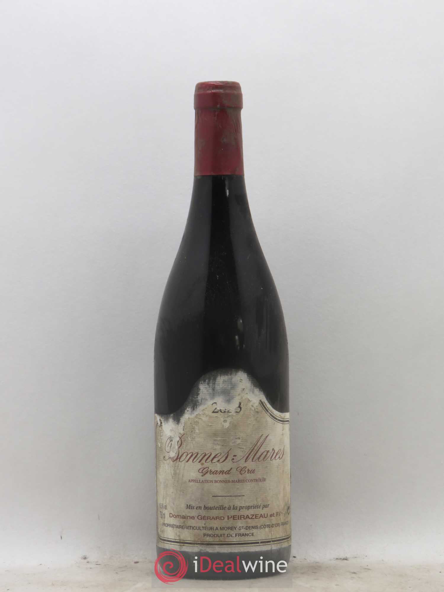 Bonnes-Mares Grand Cru Gérard Peirazeau 2003 - Lot de 1 bouteille - 0