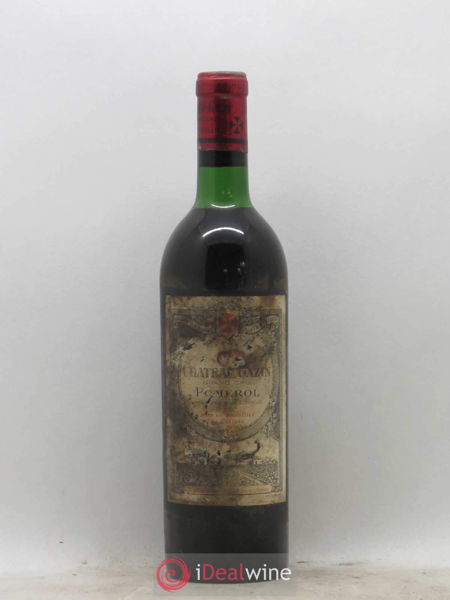 Château Gazin 1966 - Lot de 1 bouteille - 0
