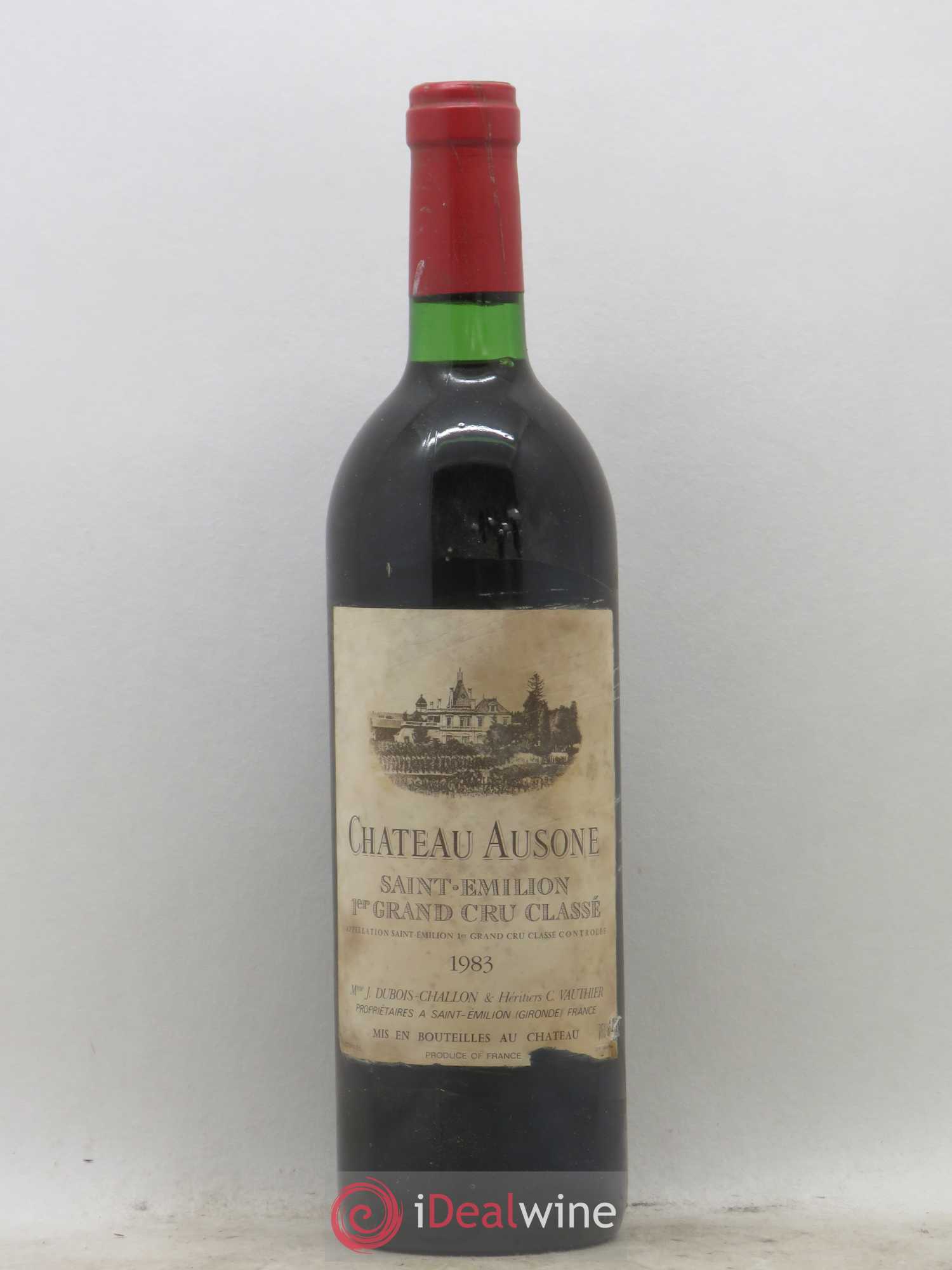 Château Ausone 1er Grand Cru Classé A 1983 - Lot de 1 bouteille - 0