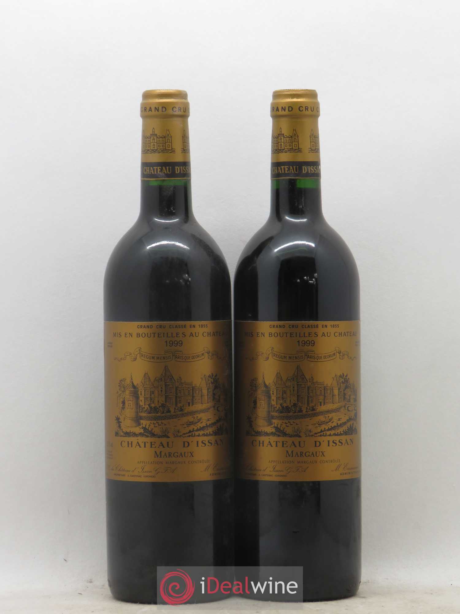 Château d'Issan 3ème Grand Cru Classé 1999 - Lot de 2 bouteilles - 0