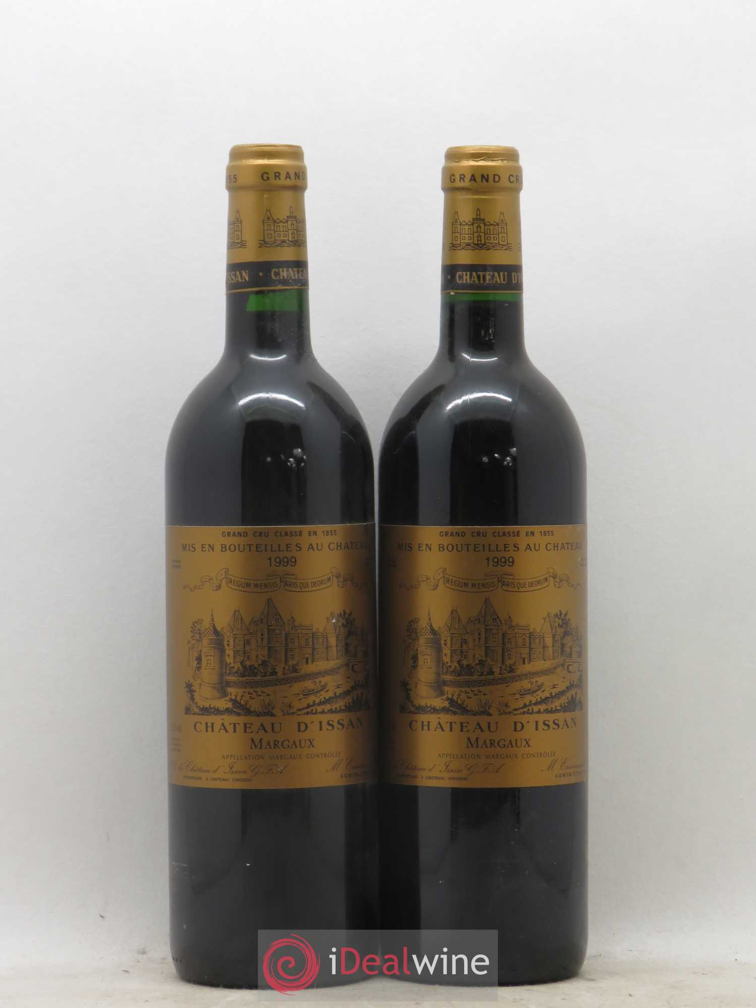 Château d'Issan 3ème Grand Cru Classé 1999 - Lot de 2 bouteilles - 0