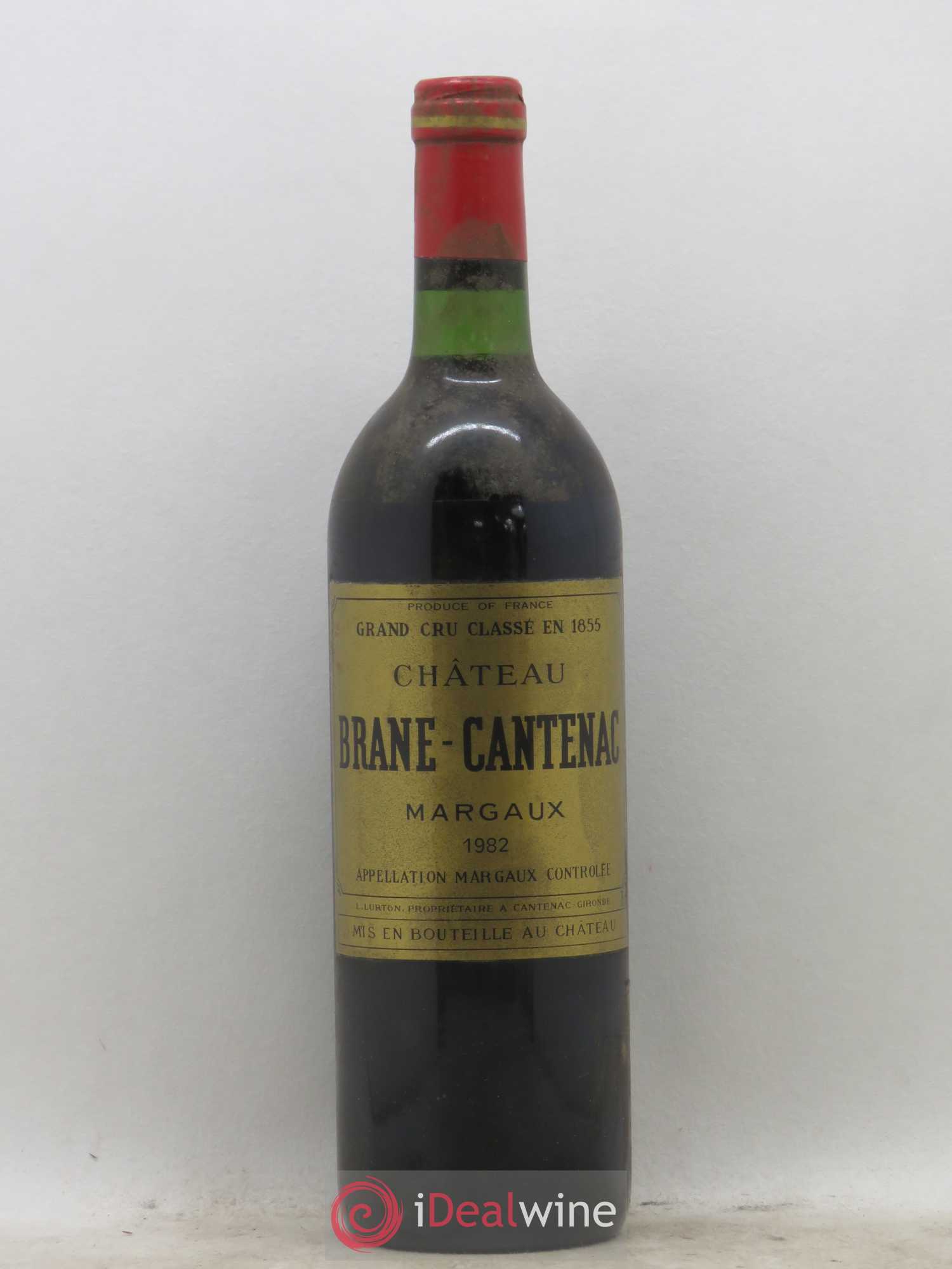 Château Brane Cantenac 2ème Grand Cru Classé 1982 - Lot de 1 bouteille - 0