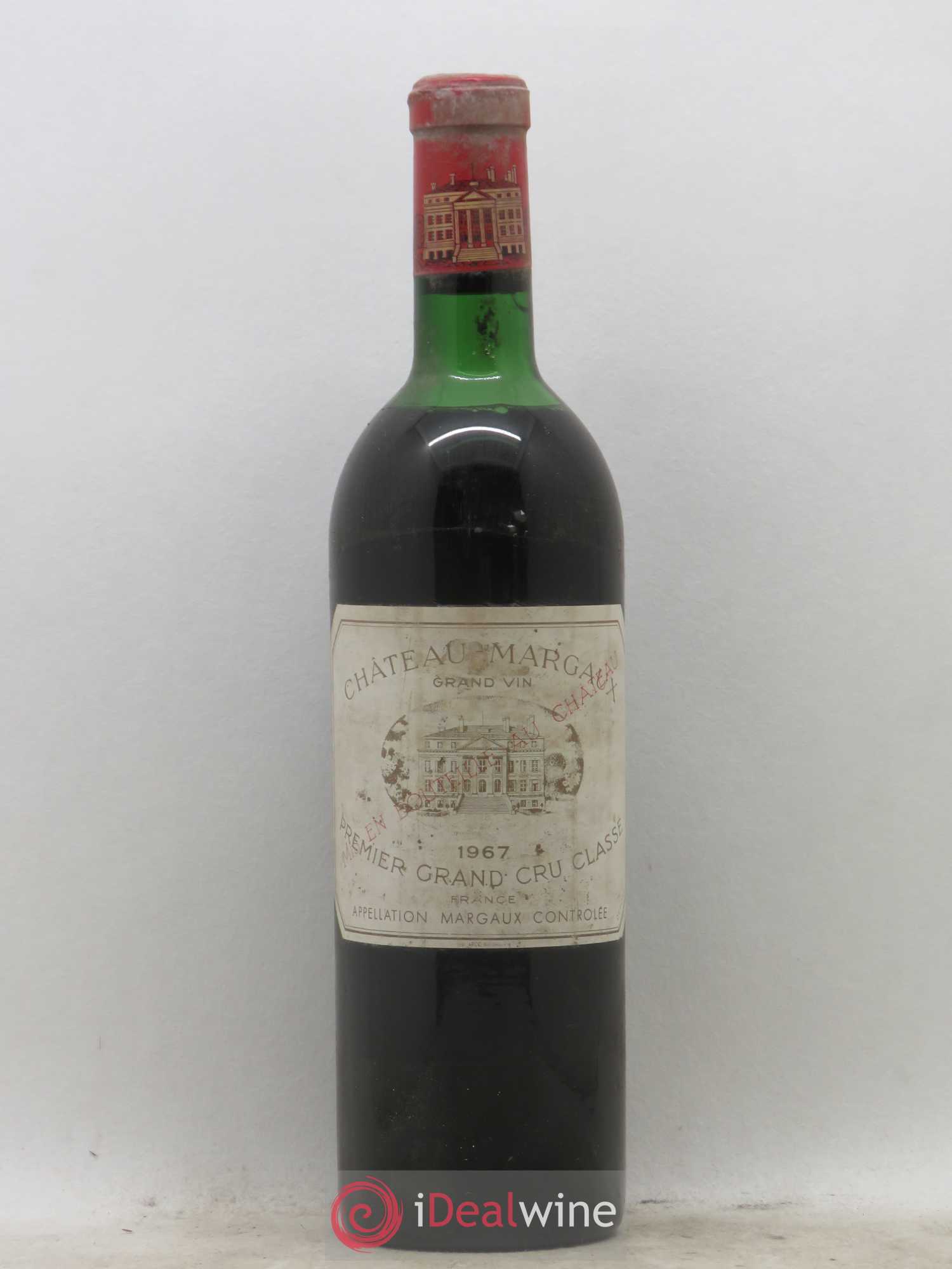 Château Margaux 1er Grand Cru Classé 1967 - Lot de 1 bouteille - 0