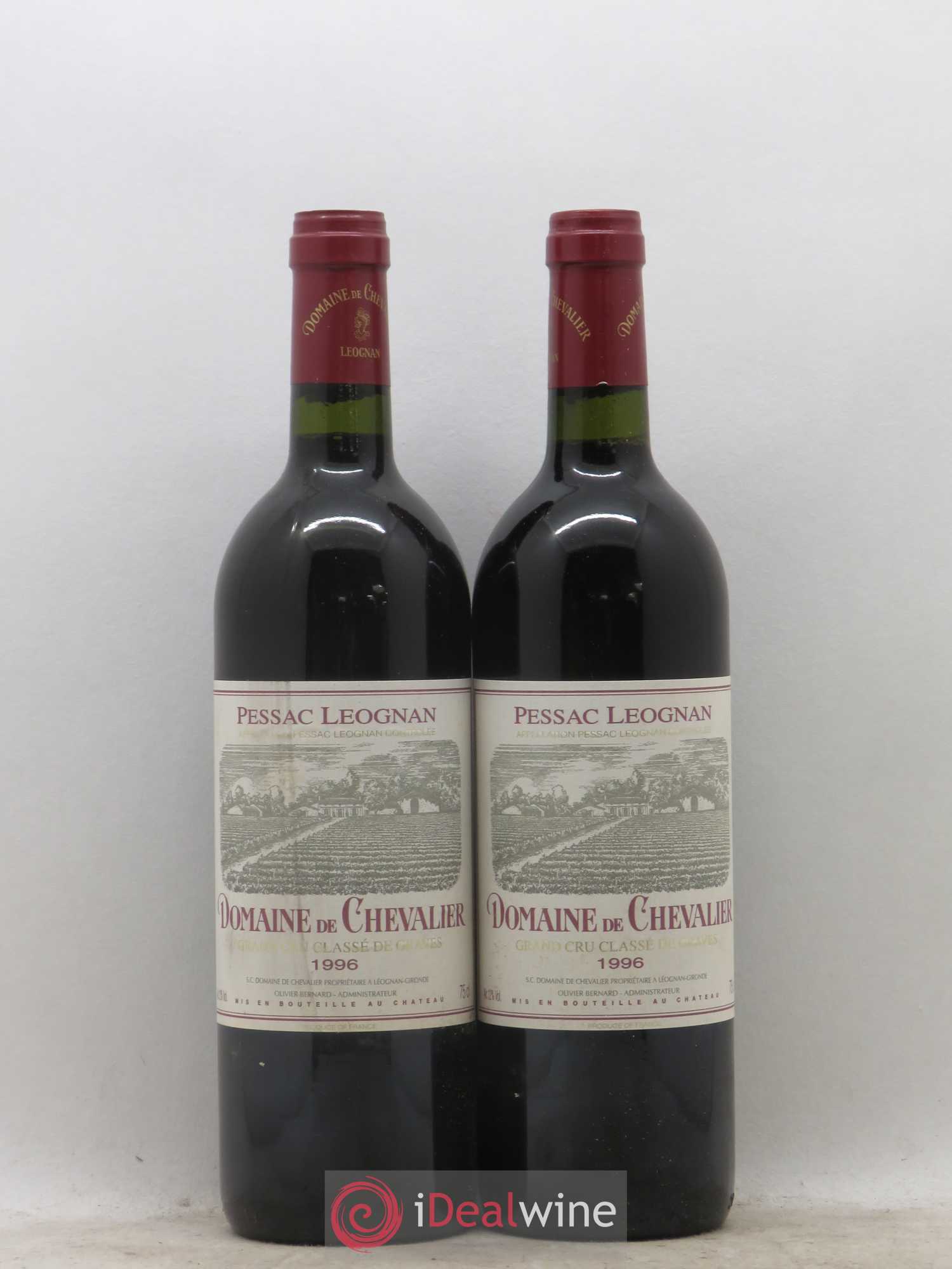 Domaine de Chevalier Cru Classé de Graves 1996 - Lot de 2 bouteilles - 0