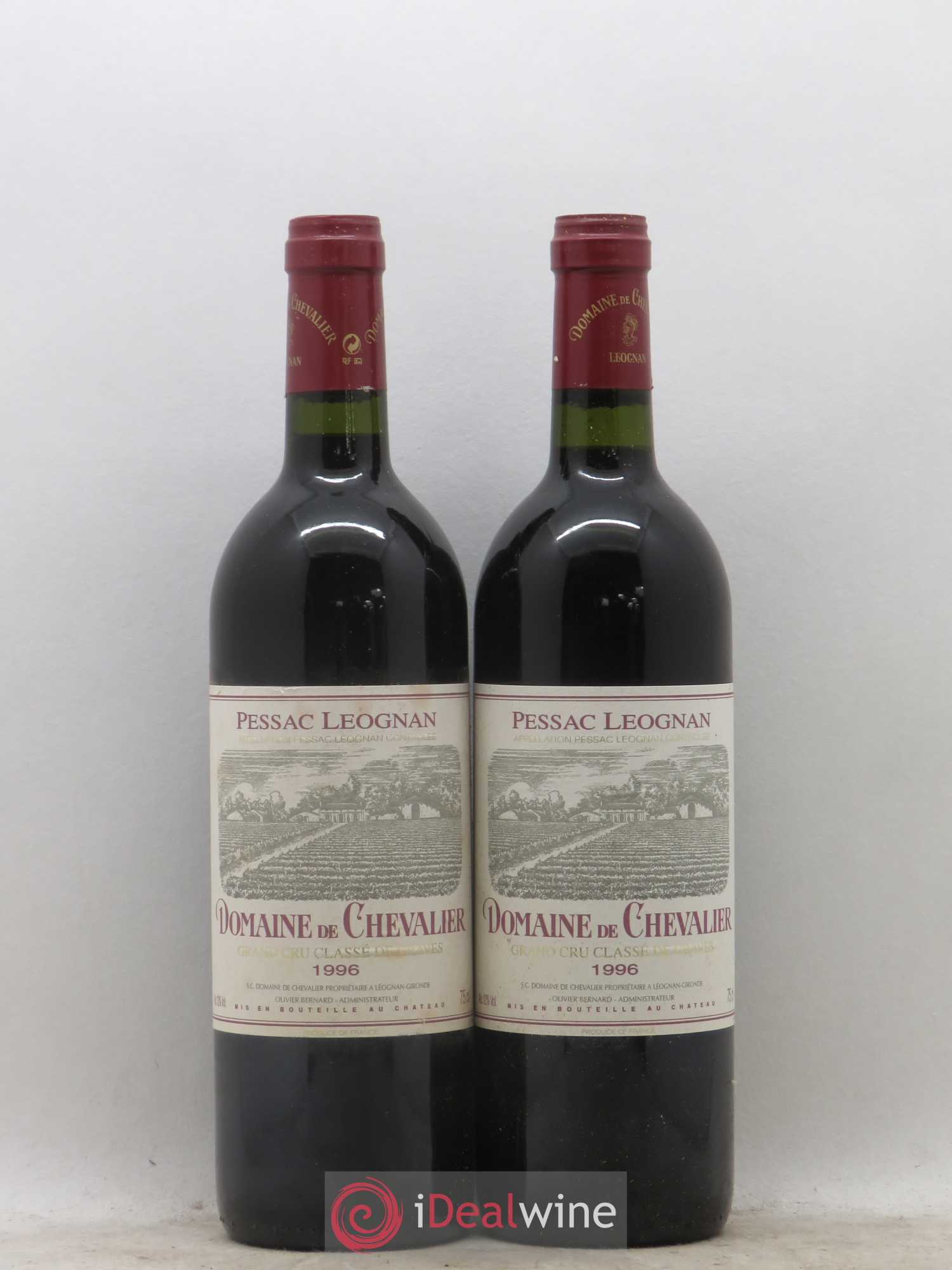 Domaine de Chevalier Cru Classé de Graves 1996 - Lot de 2 bouteilles - 0