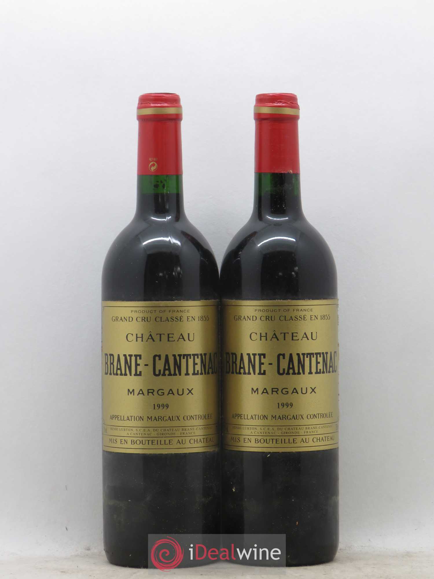 Château Brane Cantenac 2ème Grand Cru Classé 1999 - Lot de 2 bouteilles - 0
