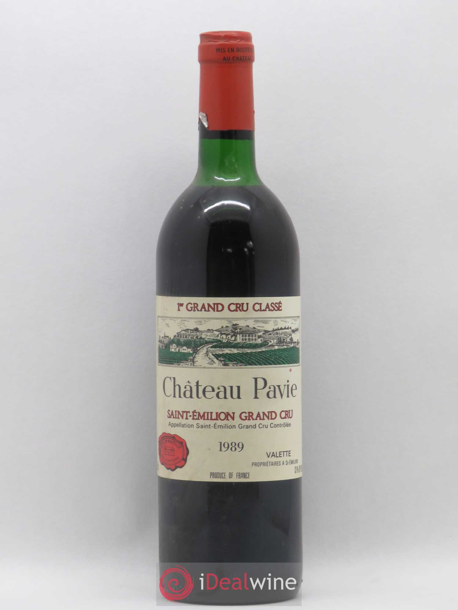 Château Pavie 1er Grand Cru Classé A 1989 - Lot de 1 bouteille - 0