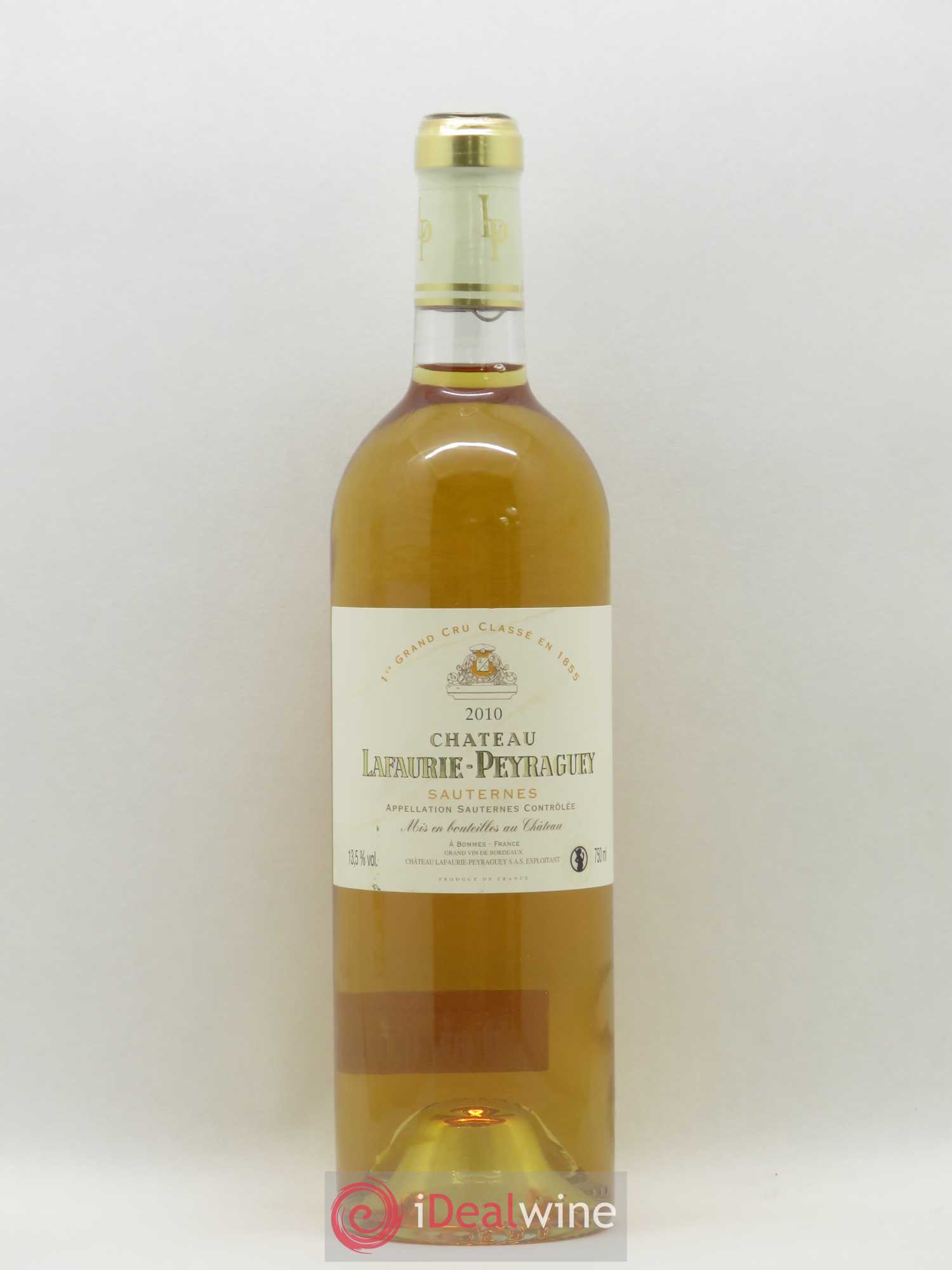 Château Lafaurie-Peyraguey 1er Grand Cru Classé 2010 - Lotto di 1 bottiglia - 0