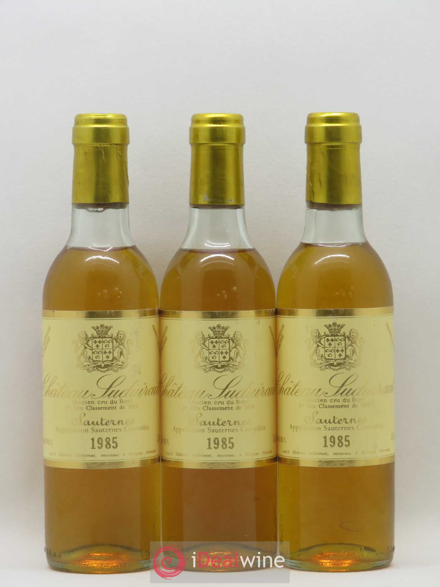 Château Suduiraut 1er Grand Cru Classé 1985 - Posten von 6 Demi-Flaschen - 2