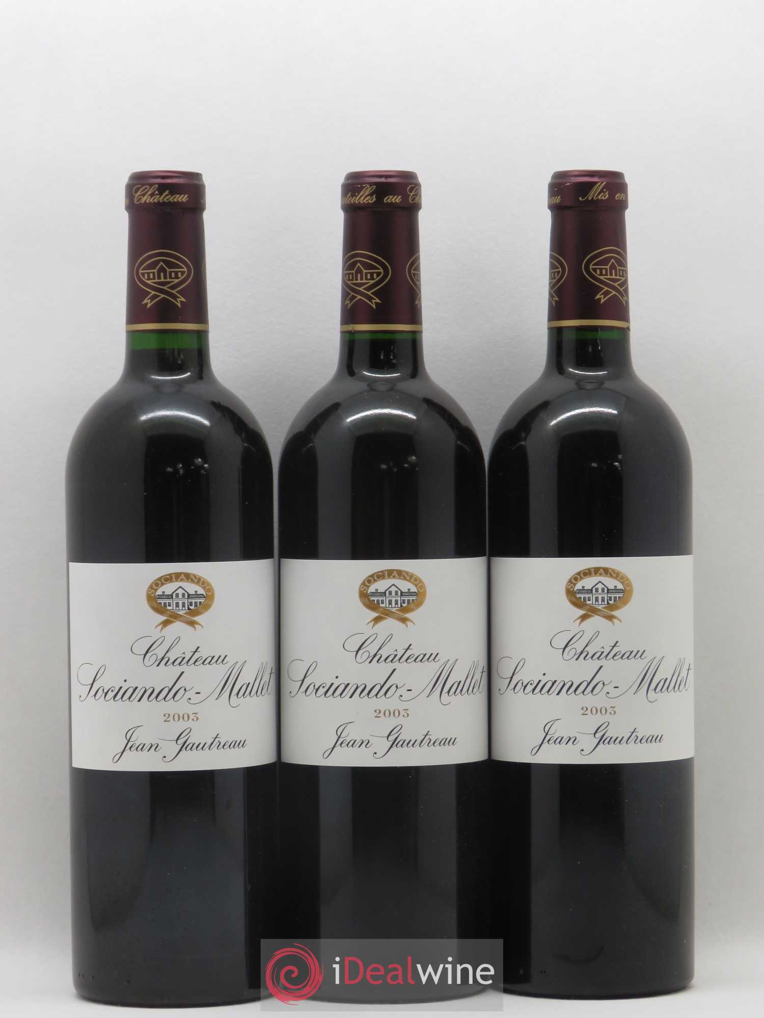 Château Sociando Mallet 2003 - Lot de 12 bouteilles - 3