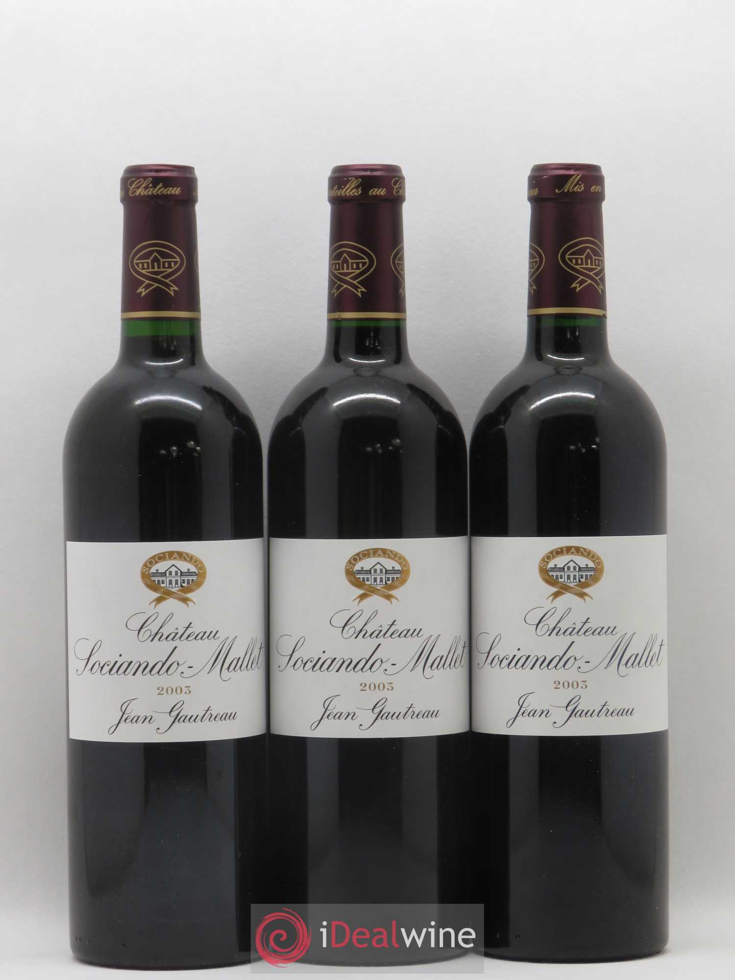 Château Sociando Mallet 2003 - Lot de 12 bouteilles - 4