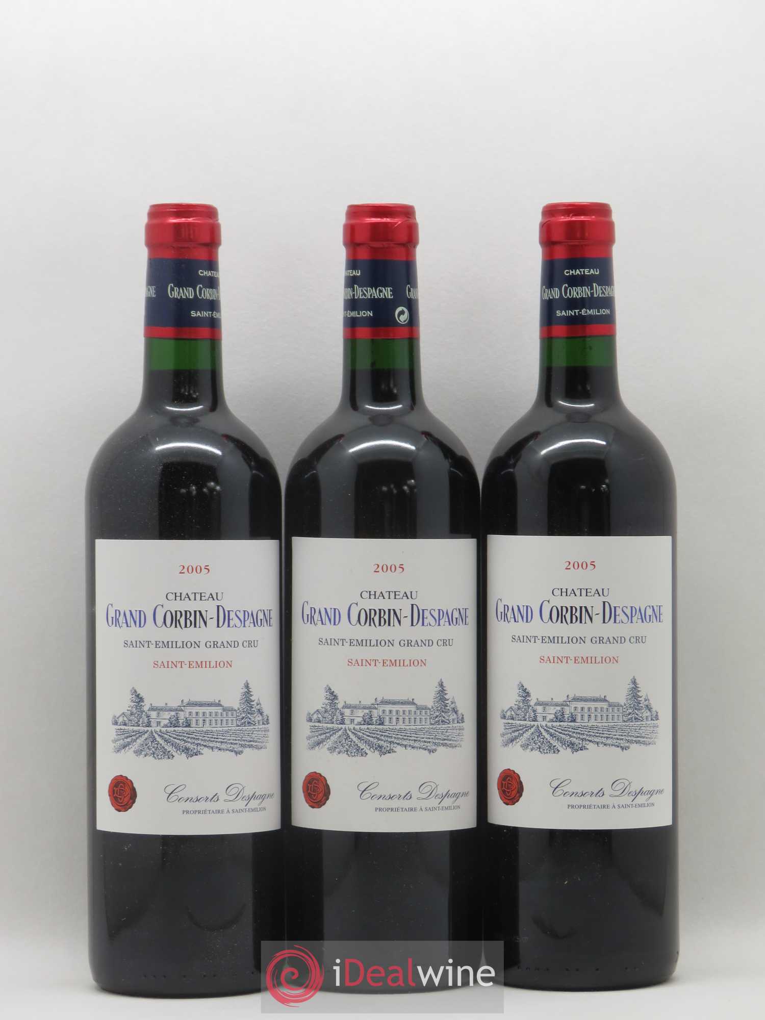 Château Grand Corbin Despagne Grand Cru Classé 2005 - Lot de 12 bouteilles - 2