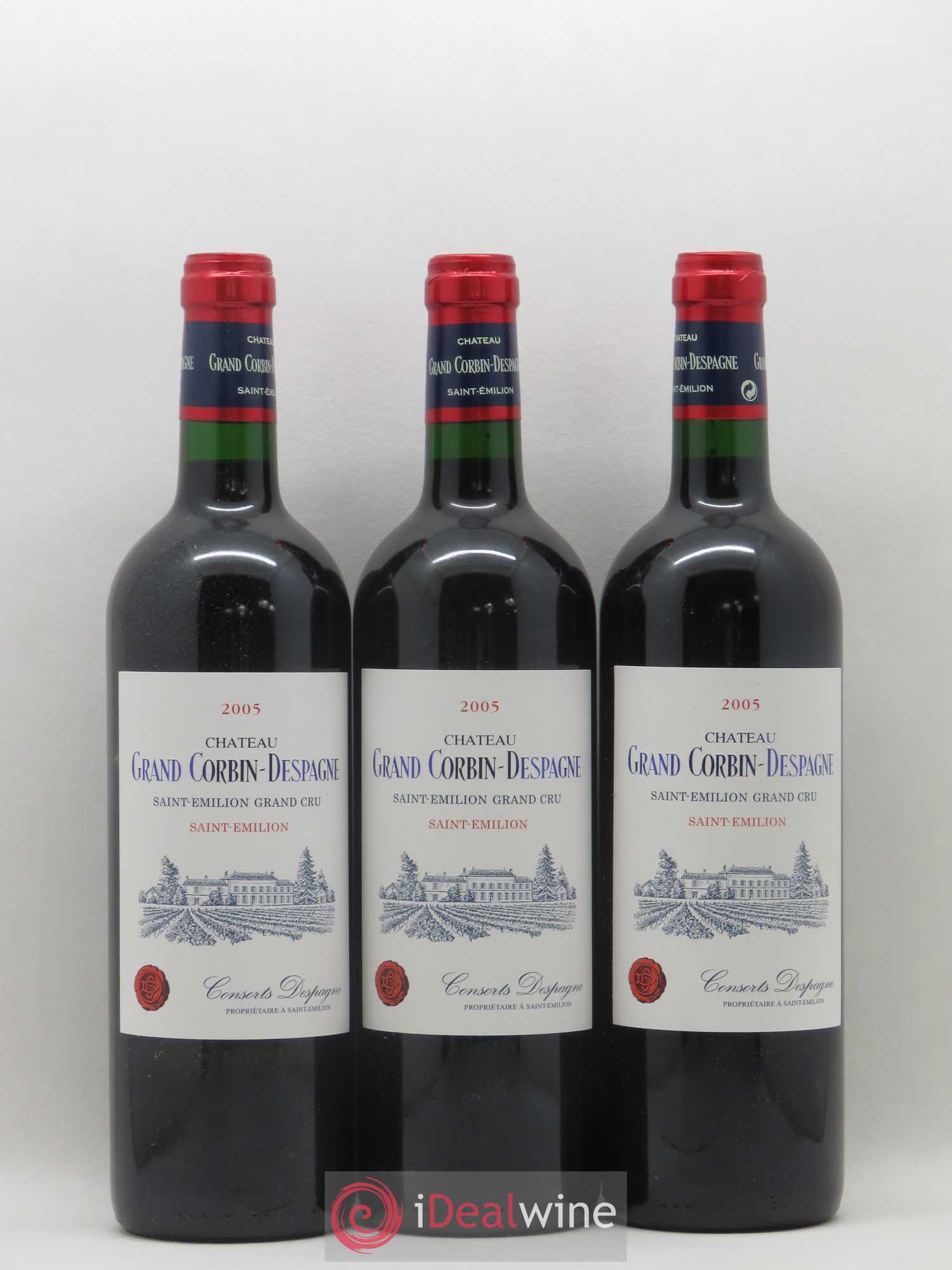 Château Grand Corbin Despagne Grand Cru Classé 2005 - Lot de 12 bouteilles - 3