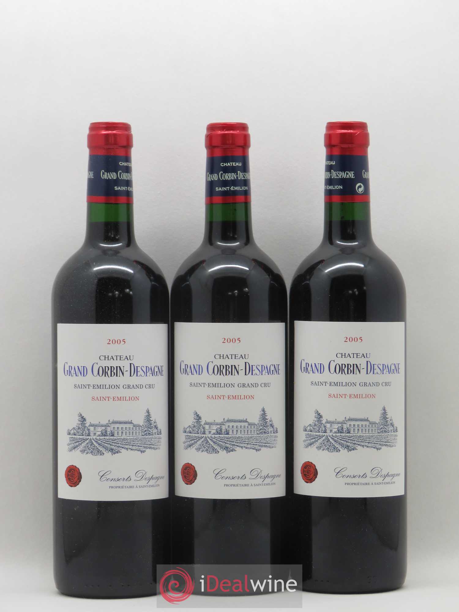 Château Grand Corbin Despagne Grand Cru Classé 2005 - Lot de 12 bouteilles - 4