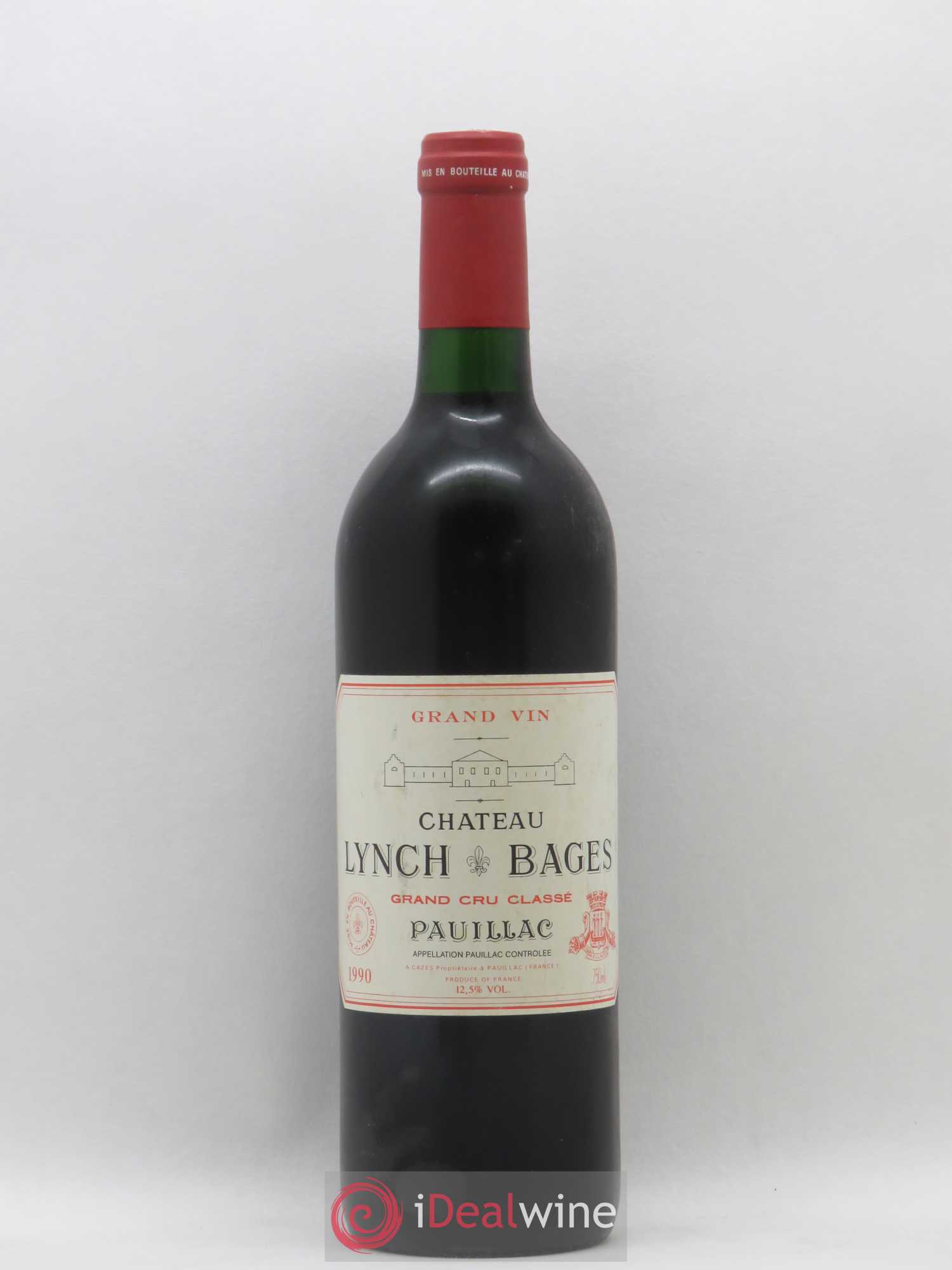 Château Lynch Bages 5ème Grand Cru Classé 1990 - Lot de 1 bouteille - 0