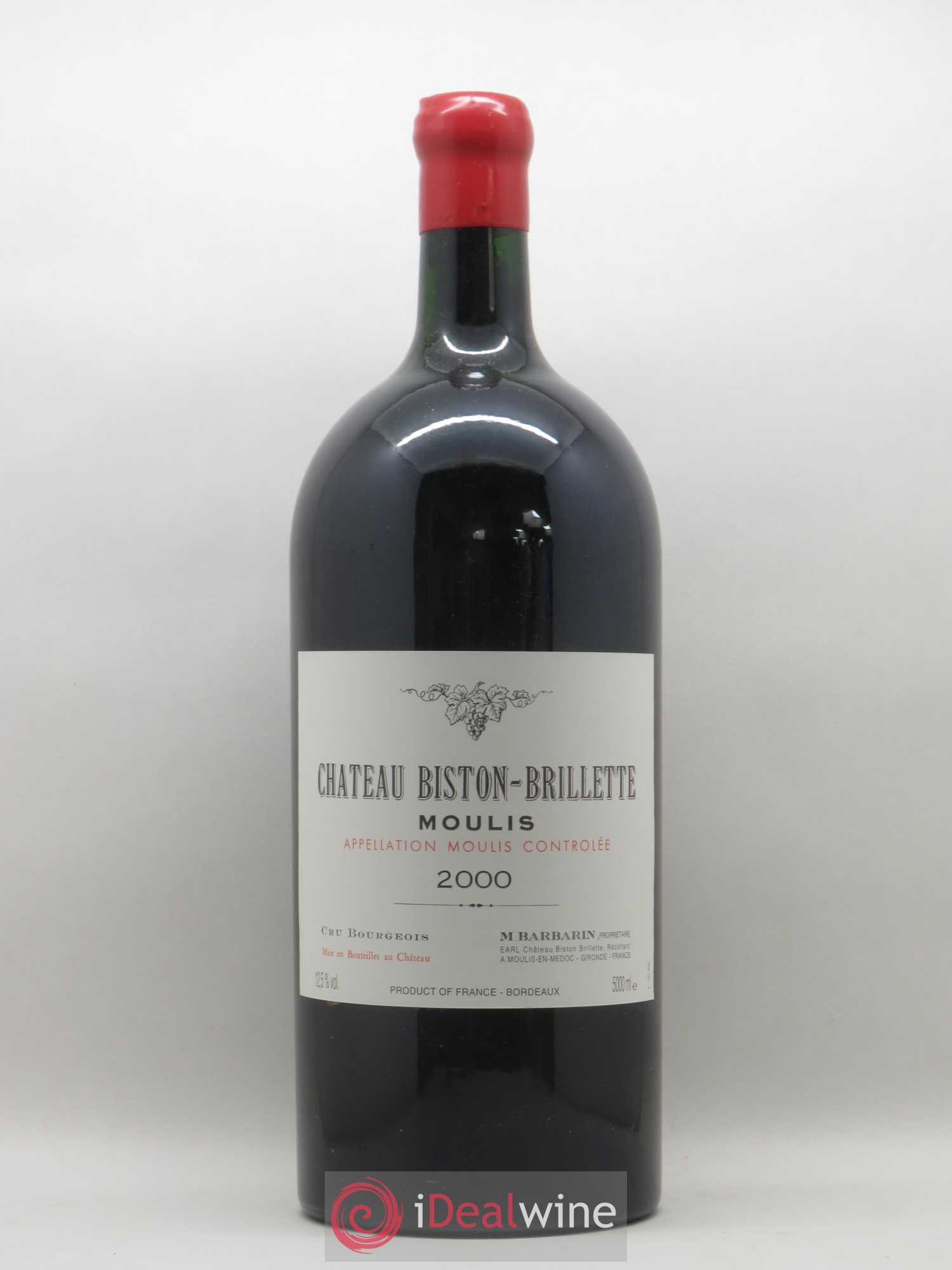 Château Biston Brillette 2000 - Lot de 1 jeroboam - 0
