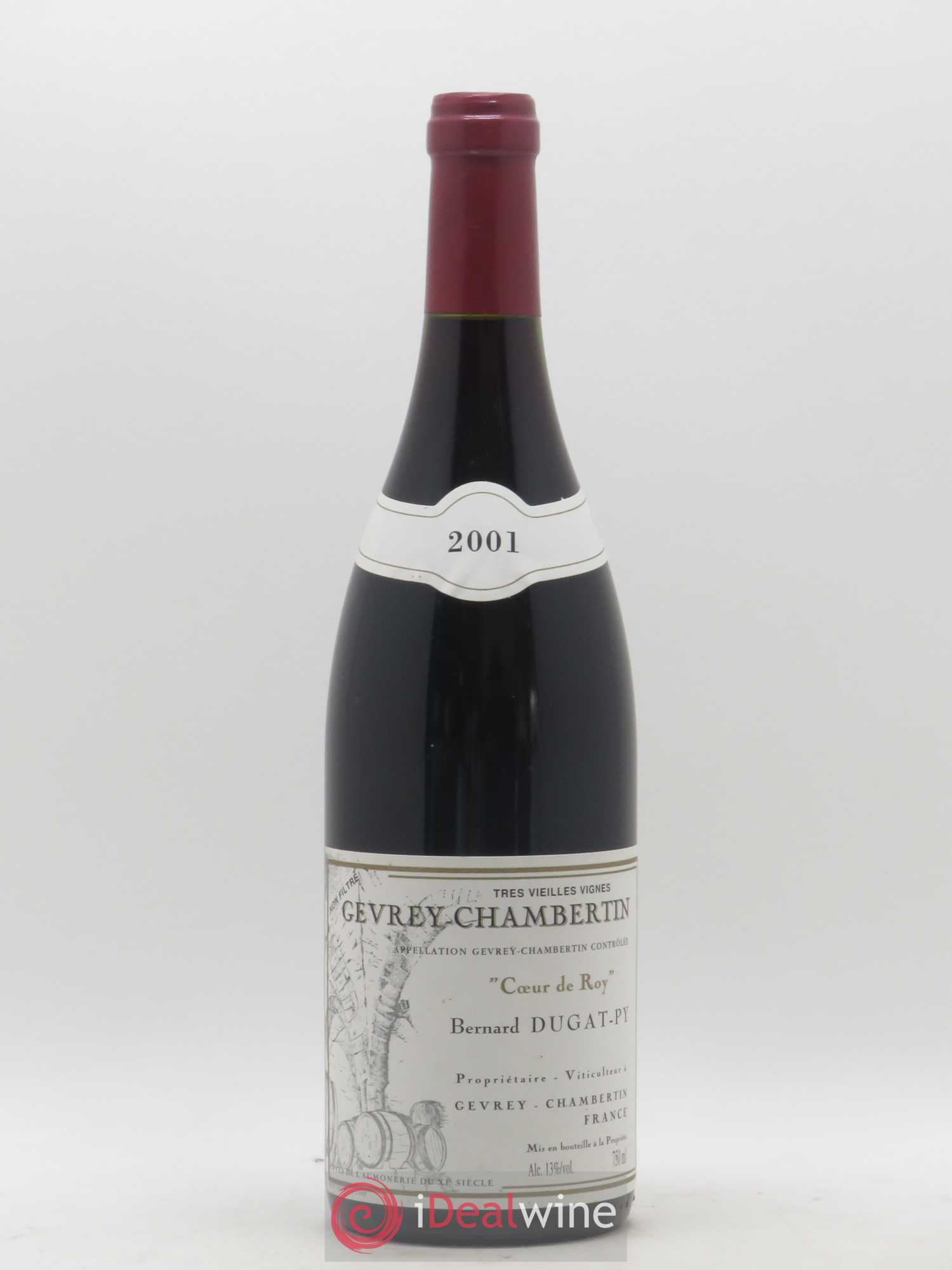Gevrey-Chambertin Coeur de Roy Très Vieilles Vignes Dugat-Py 2001 - Lot de 1 bouteille - 0