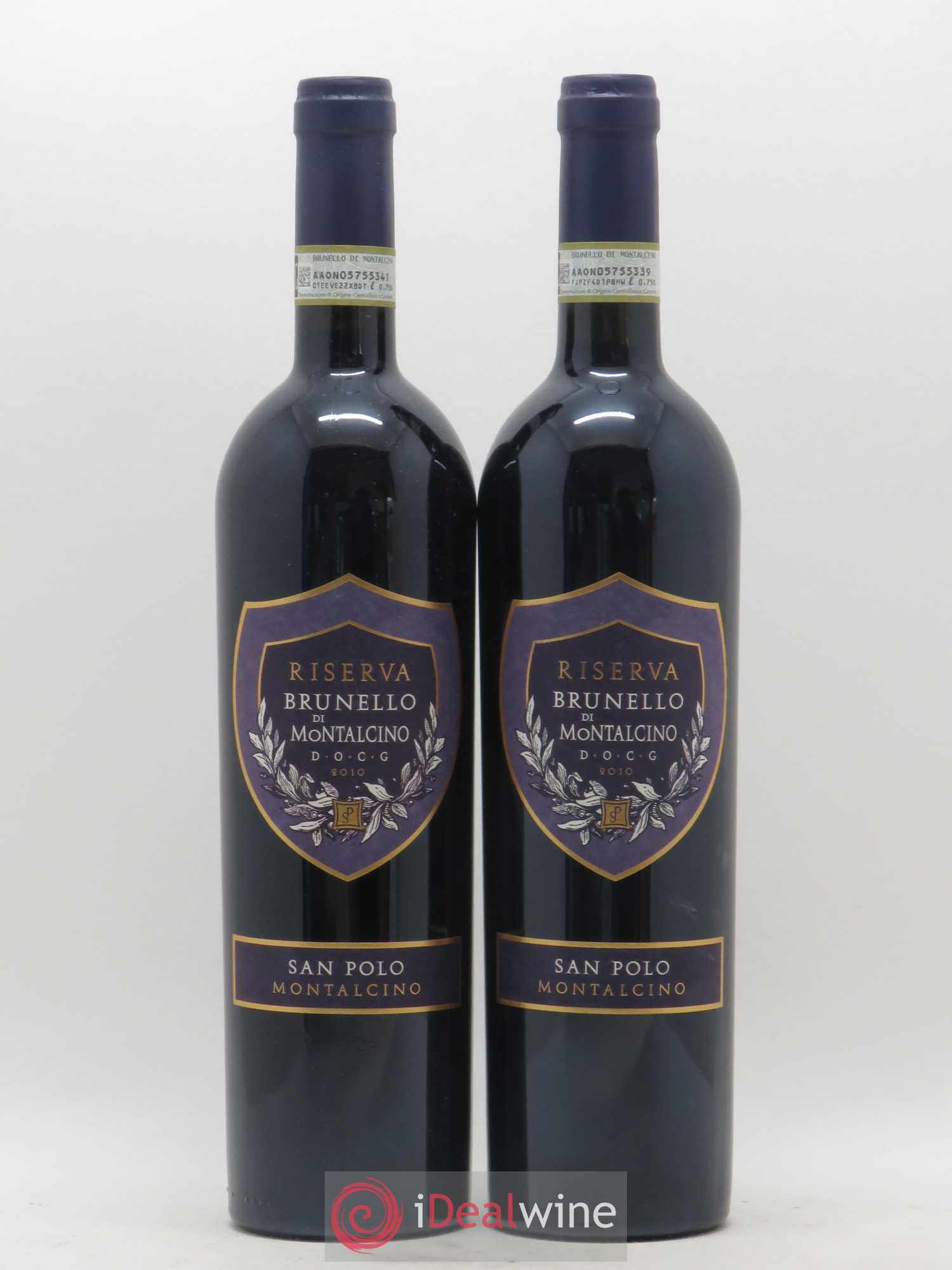 Brunello di Montalcino DOCG Riserva San Polo 2010 - Lot de 2 bouteilles - 0