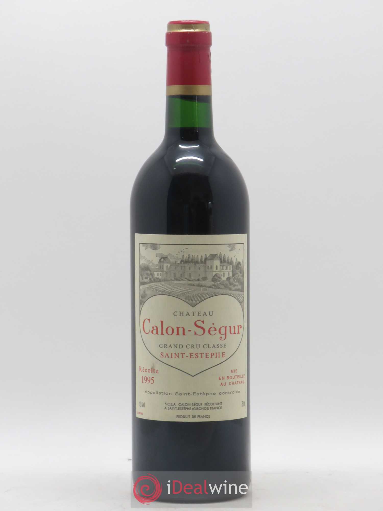 Château Calon Ségur 3ème Grand Cru Classé 1995 - Lot de 1 bouteille - 0