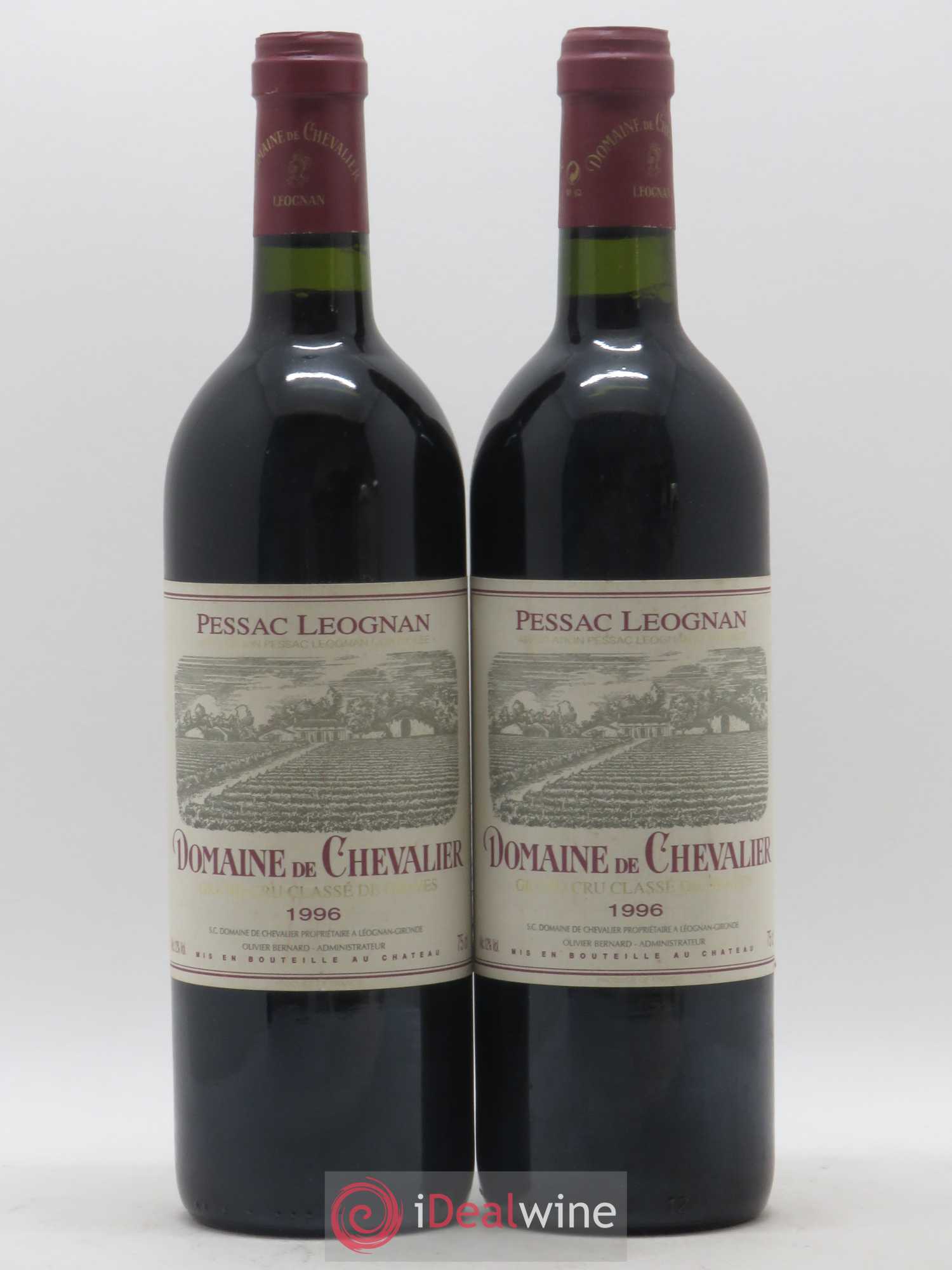 Domaine de Chevalier Cru Classé de Graves 1996 - Lot de 2 bouteilles - 0