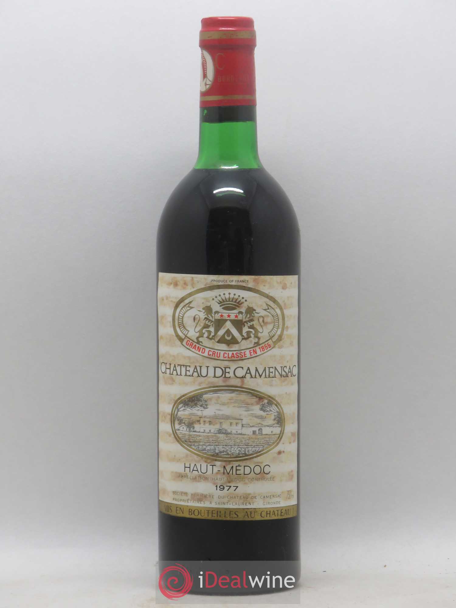 Château Camensac 5ème Grand Cru Classé 1977 - Lot de 1 bouteille - 0
