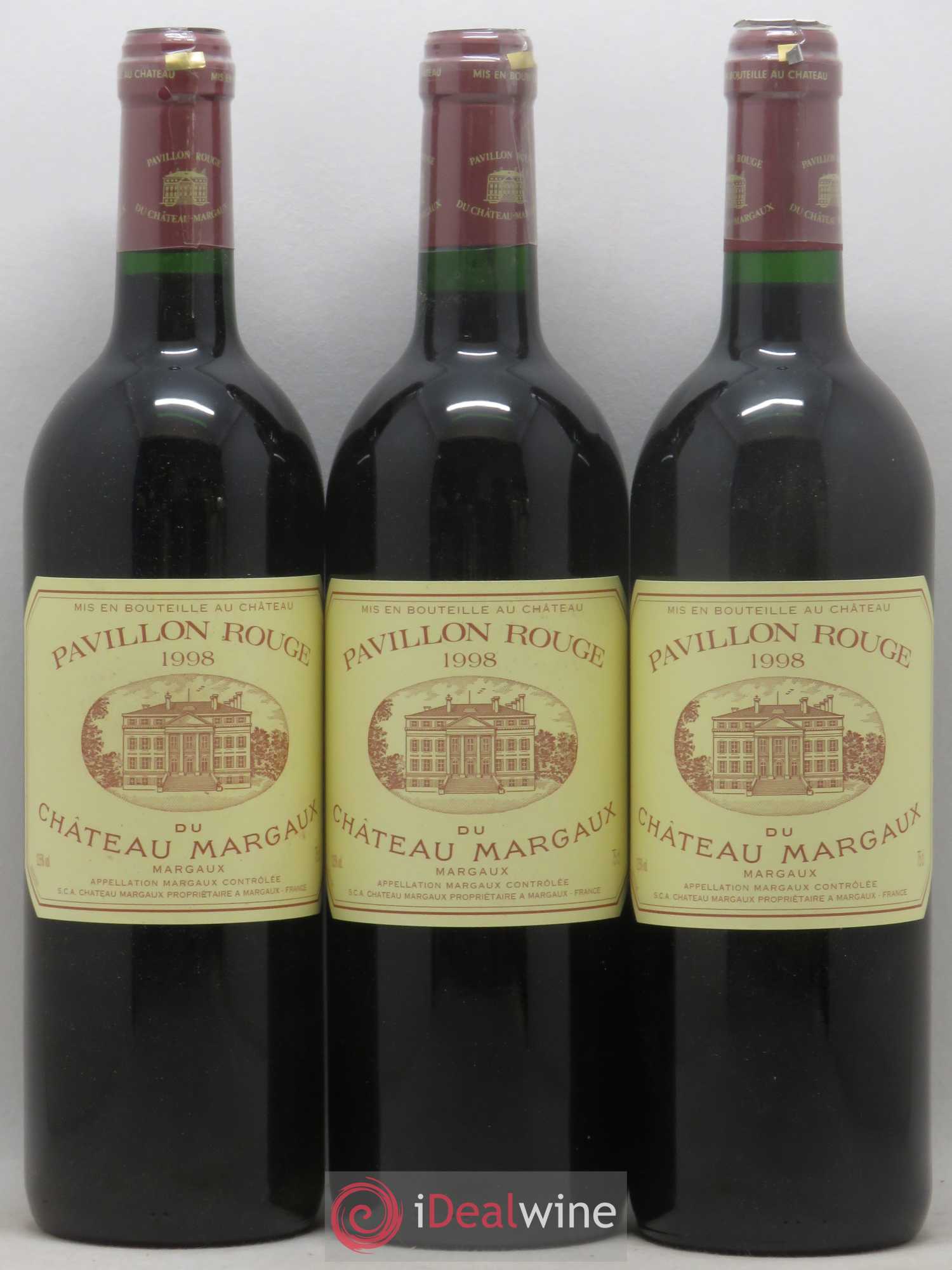 Pavillon Rouge du Château Margaux Second Vin 1998 - Lot de 6 bouteilles - 1