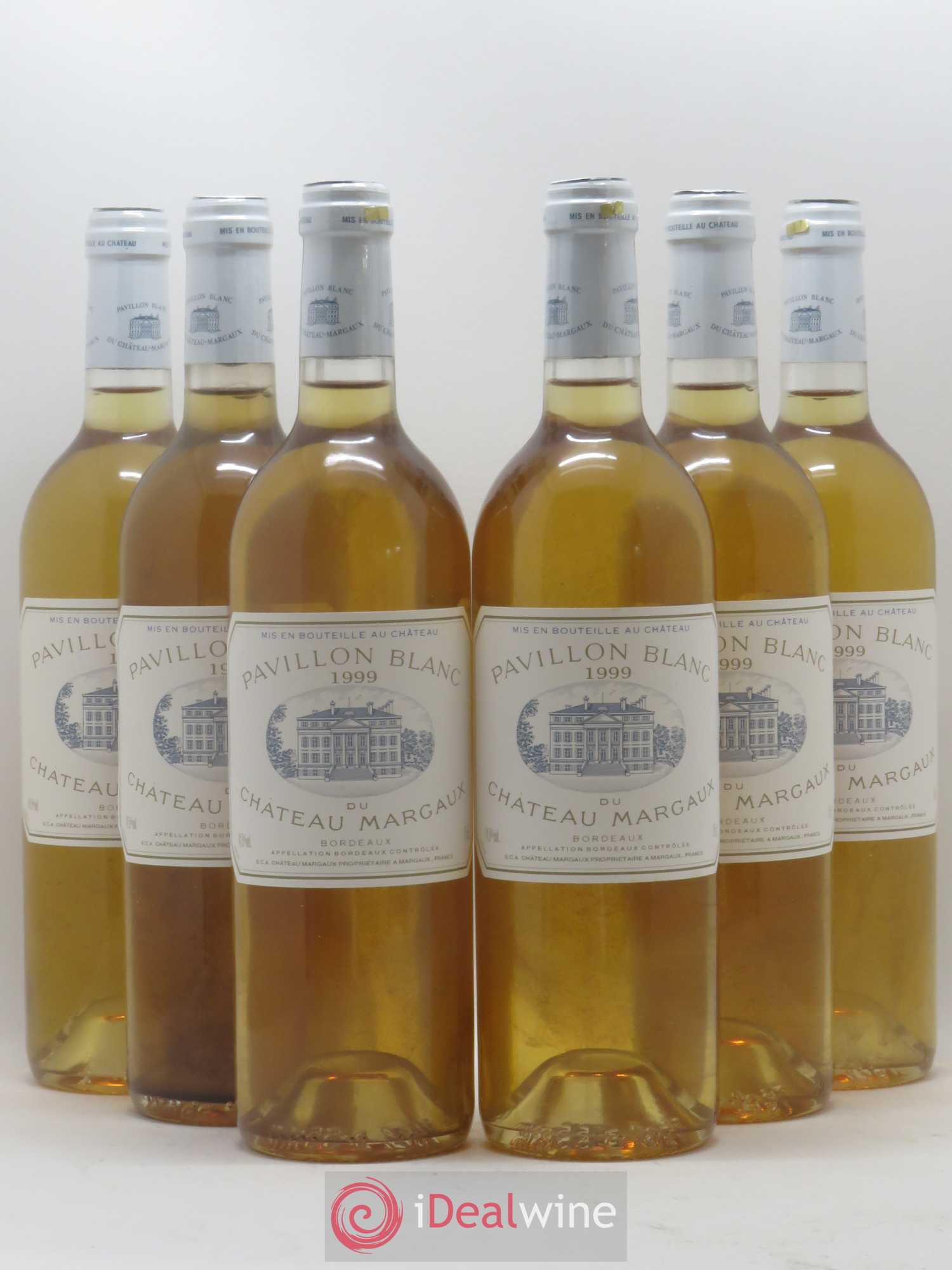 Pavillon Blanc du Château Margaux 1999 - Lot de 6 bouteilles - 0