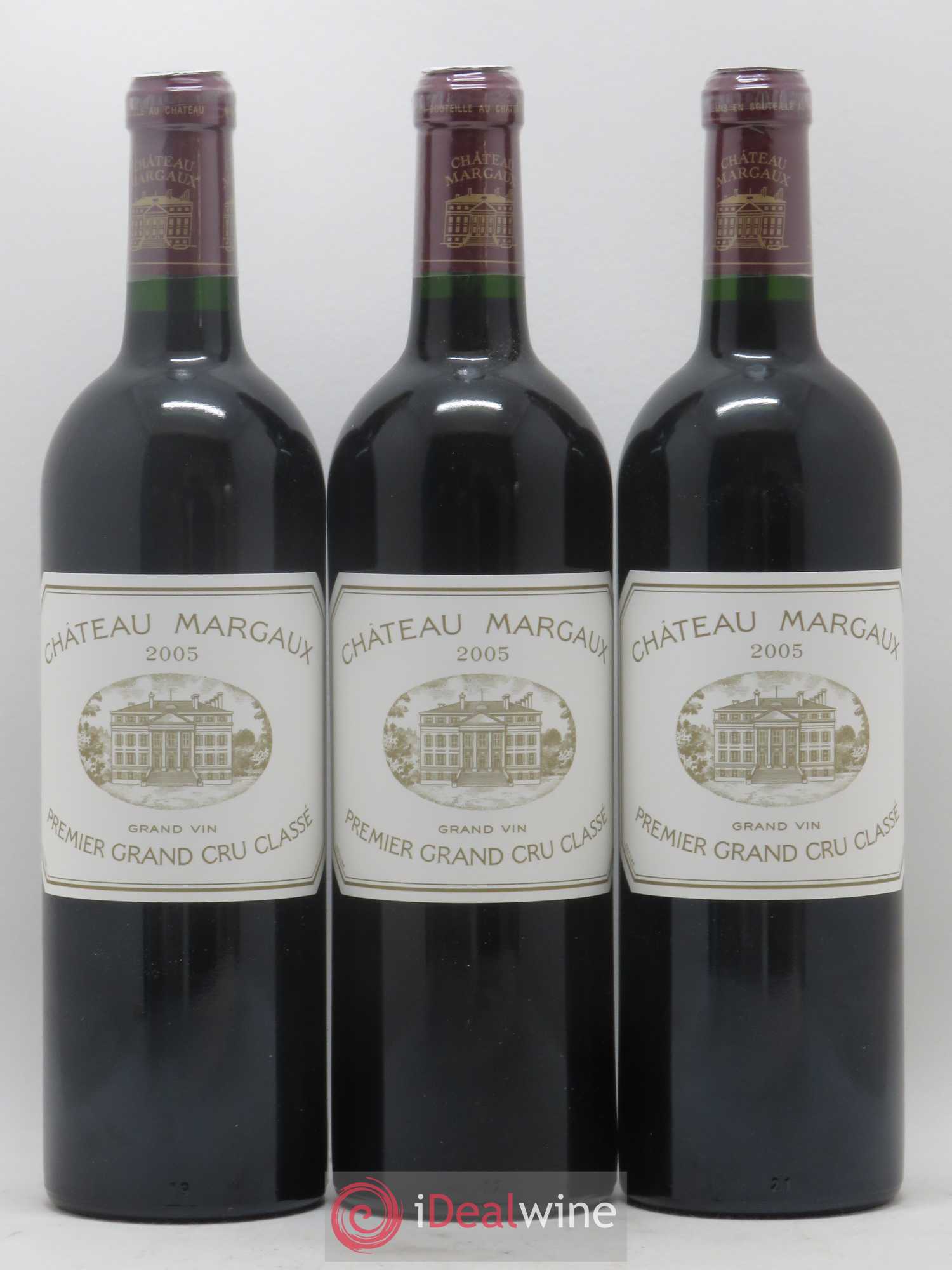 Château Margaux 1er Grand Cru Classé 2005 - Lot de 6 bouteilles - 1