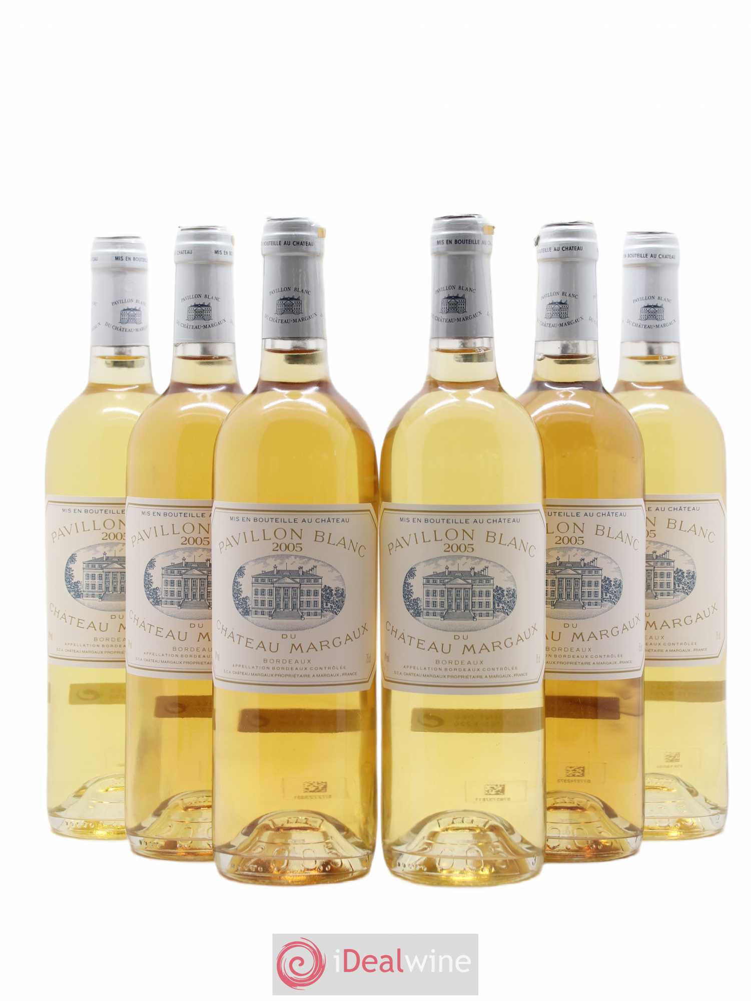 Pavillon Blanc du Château Margaux 2005 - Lot de 6 bouteilles - 0
