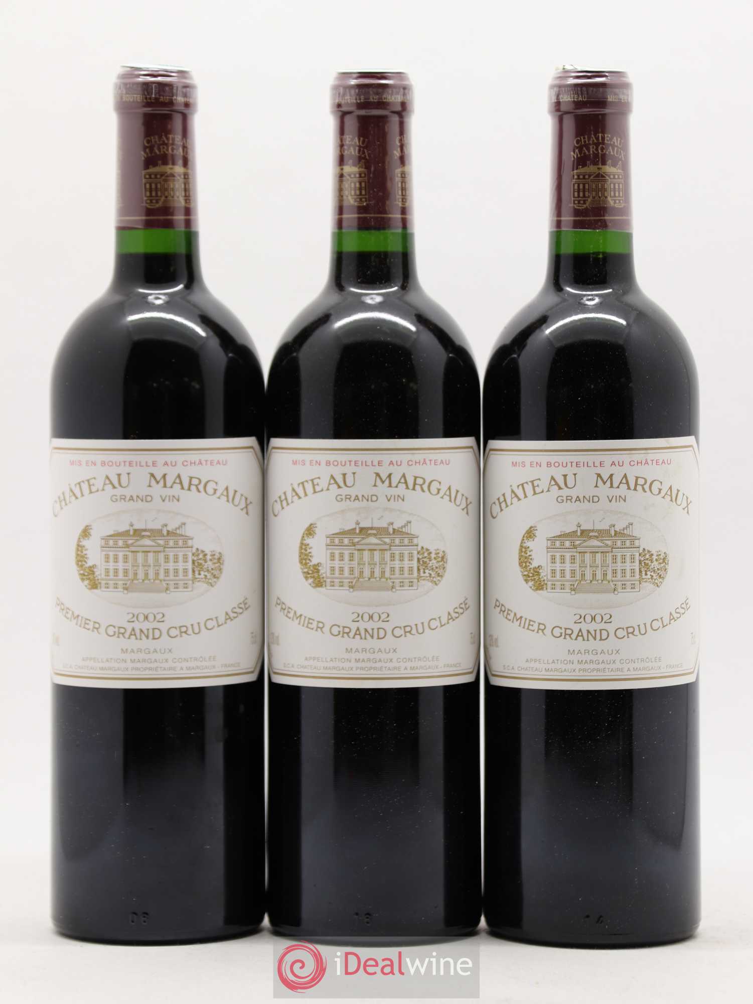 Château Margaux 1er Grand Cru Classé 2002 - Lot de 6 bouteilles - 1