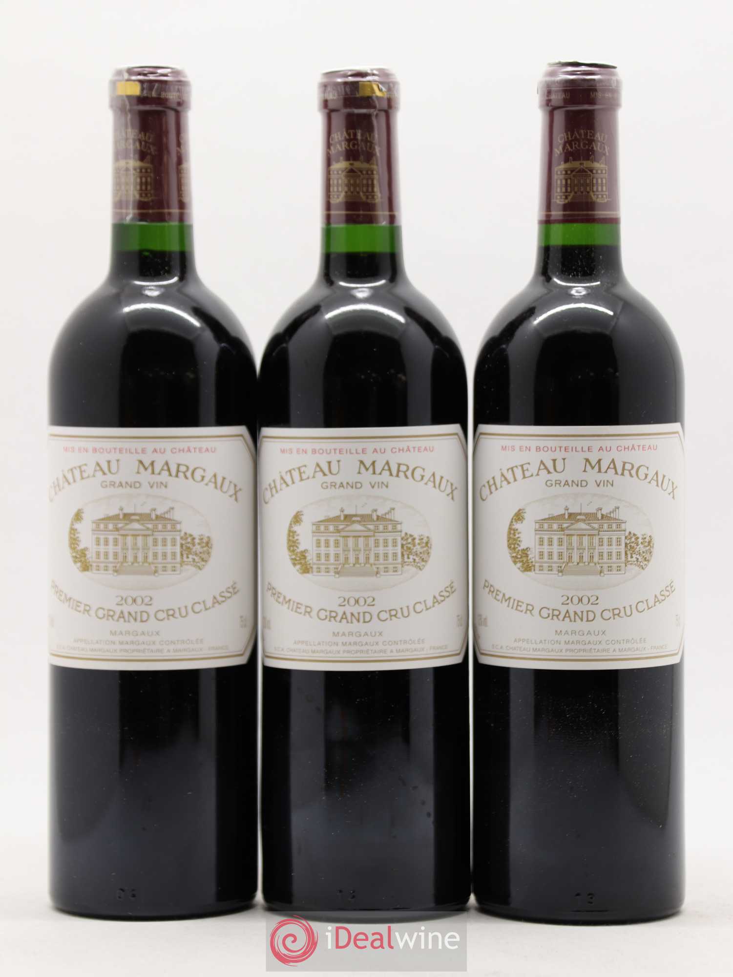 Château Margaux 1er Grand Cru Classé 2002 - Lot de 6 bouteilles - 2