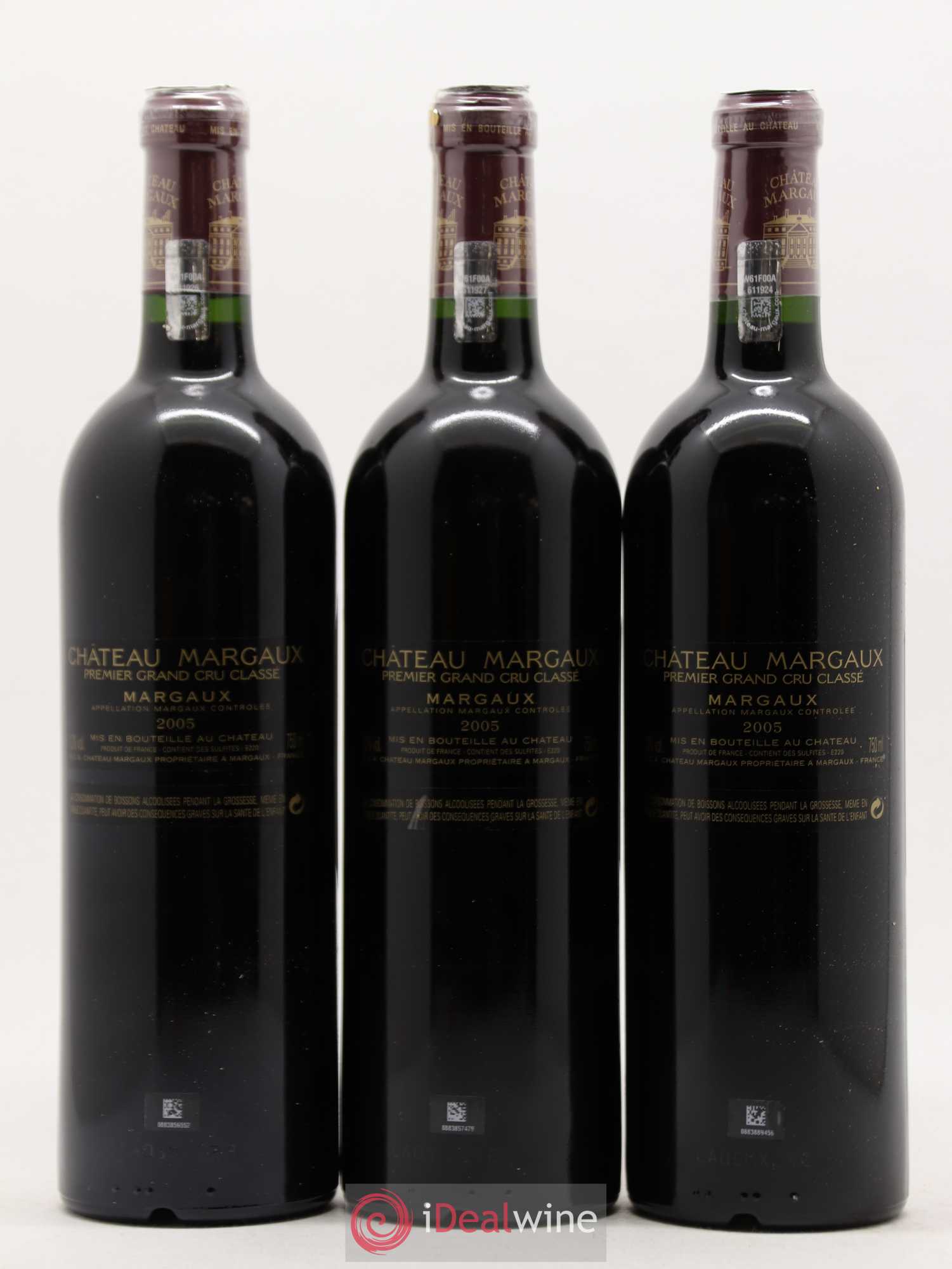 Château Margaux 1er Grand Cru Classé 2005 - Lot de 6 bouteilles - 2