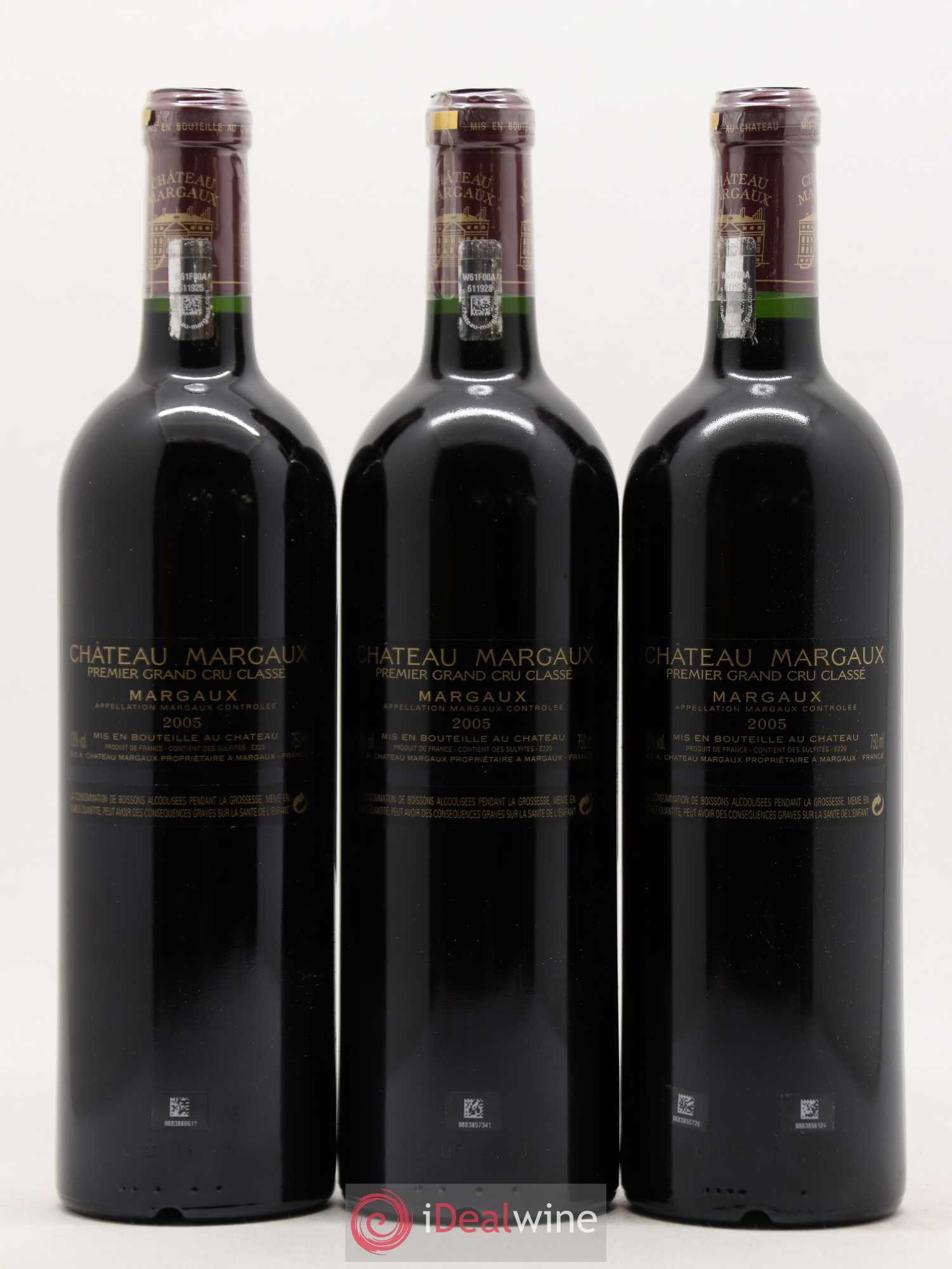 Château Margaux 1er Grand Cru Classé 2005 - Lot de 6 bouteilles - 4