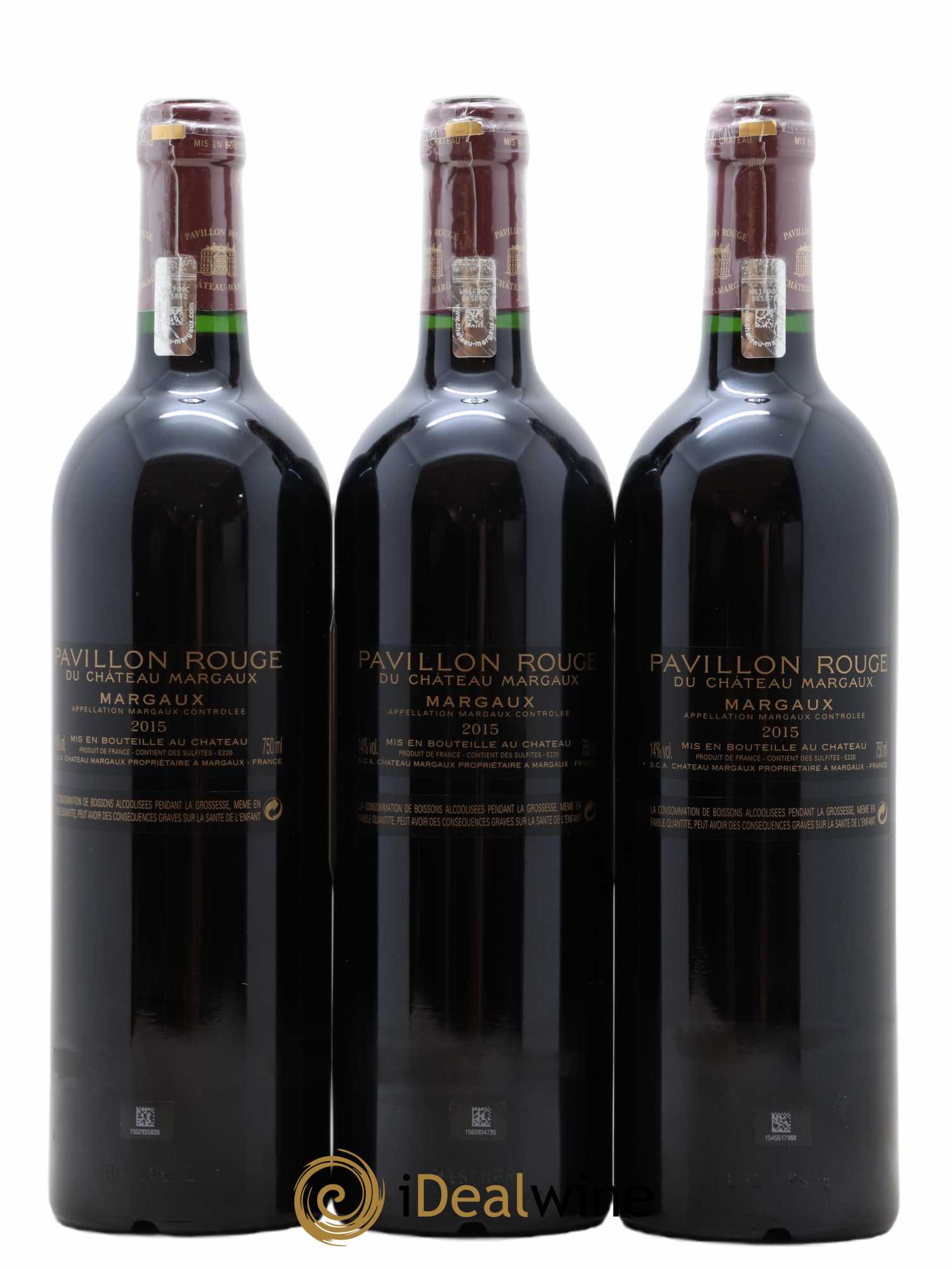 Pavillon Rouge du Château Margaux Second Vin 2015 - Lot de 6 bouteilles - 2