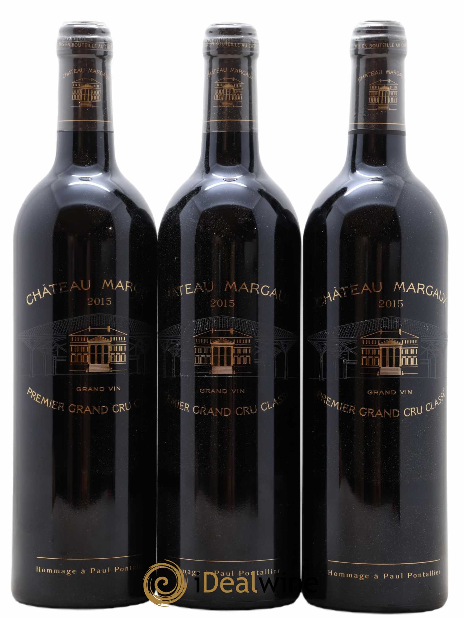 Château Margaux 1er Grand Cru Classé 2015 - Lot de 6 bouteilles - 1