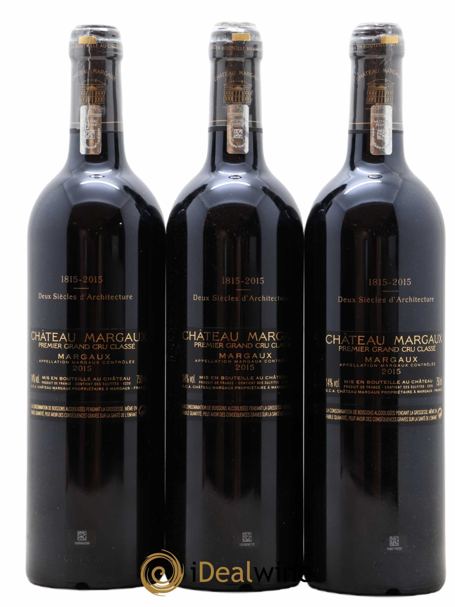 Château Margaux 1er Grand Cru Classé 2015 - Lot de 6 bouteilles - 4