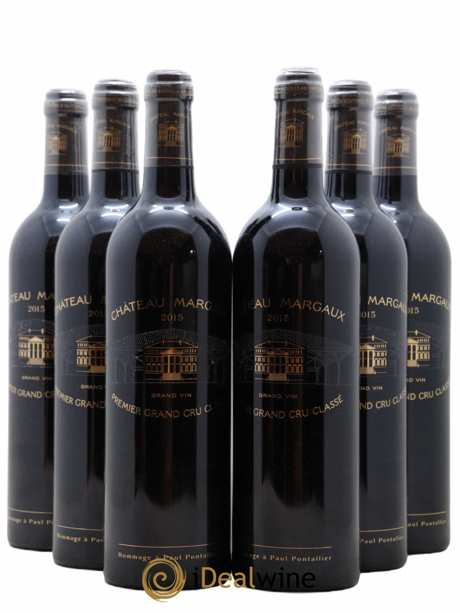 Château Margaux 1er Grand Cru Classé 2015 - Lot de 6 bouteilles - 0